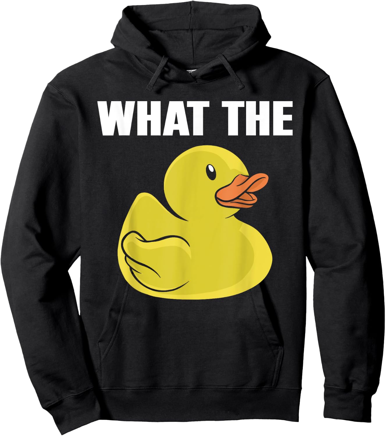 Duck Funny Kids What The Duck Lover Hoodie - Hoodie | Black