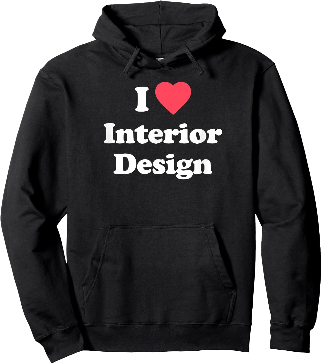 Love - Cute Interior Design / Interior Designer Hoodie - Hoodie | Black