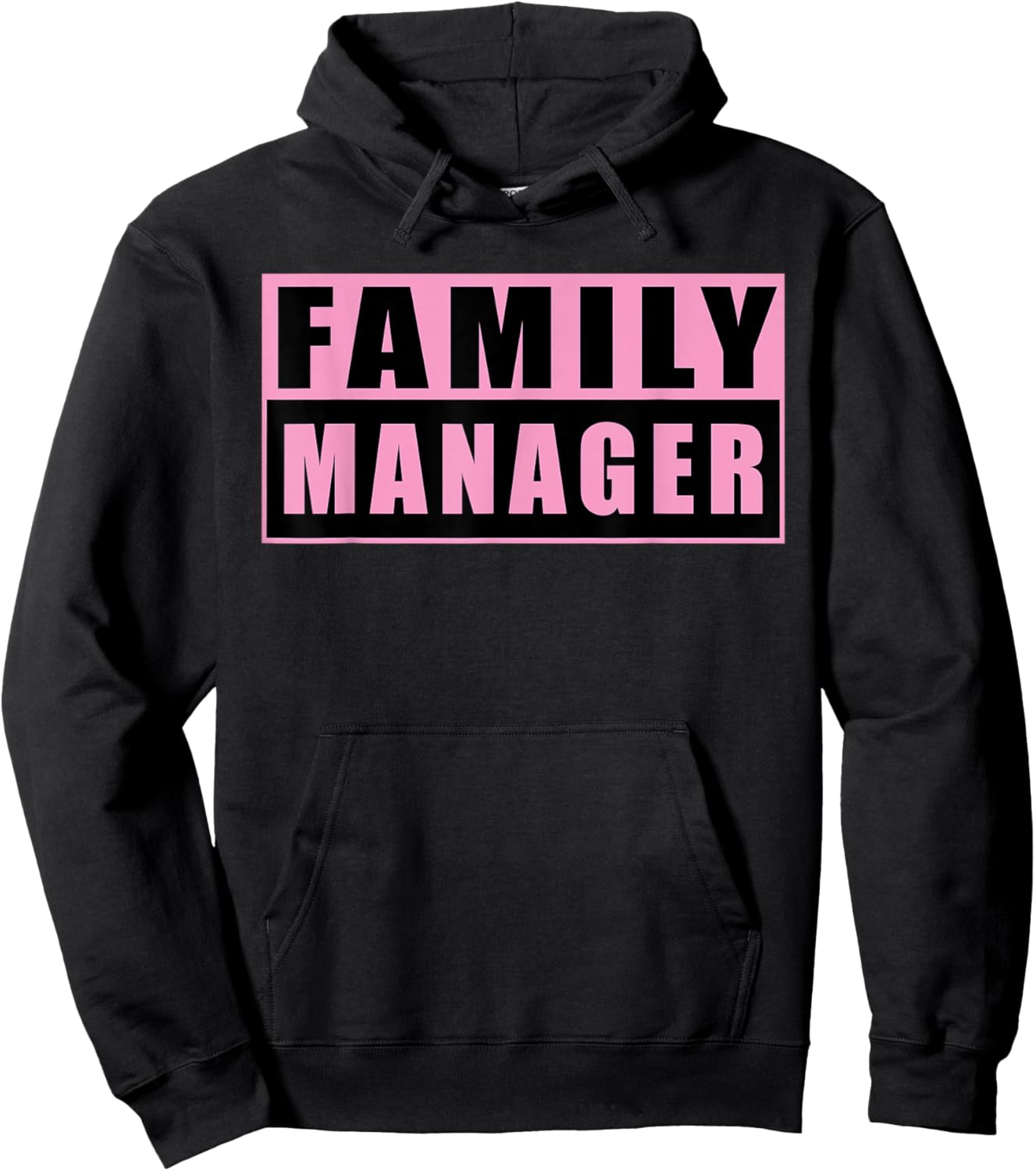 Family Manager Mother's Day Hoodie - Hoodie | Black