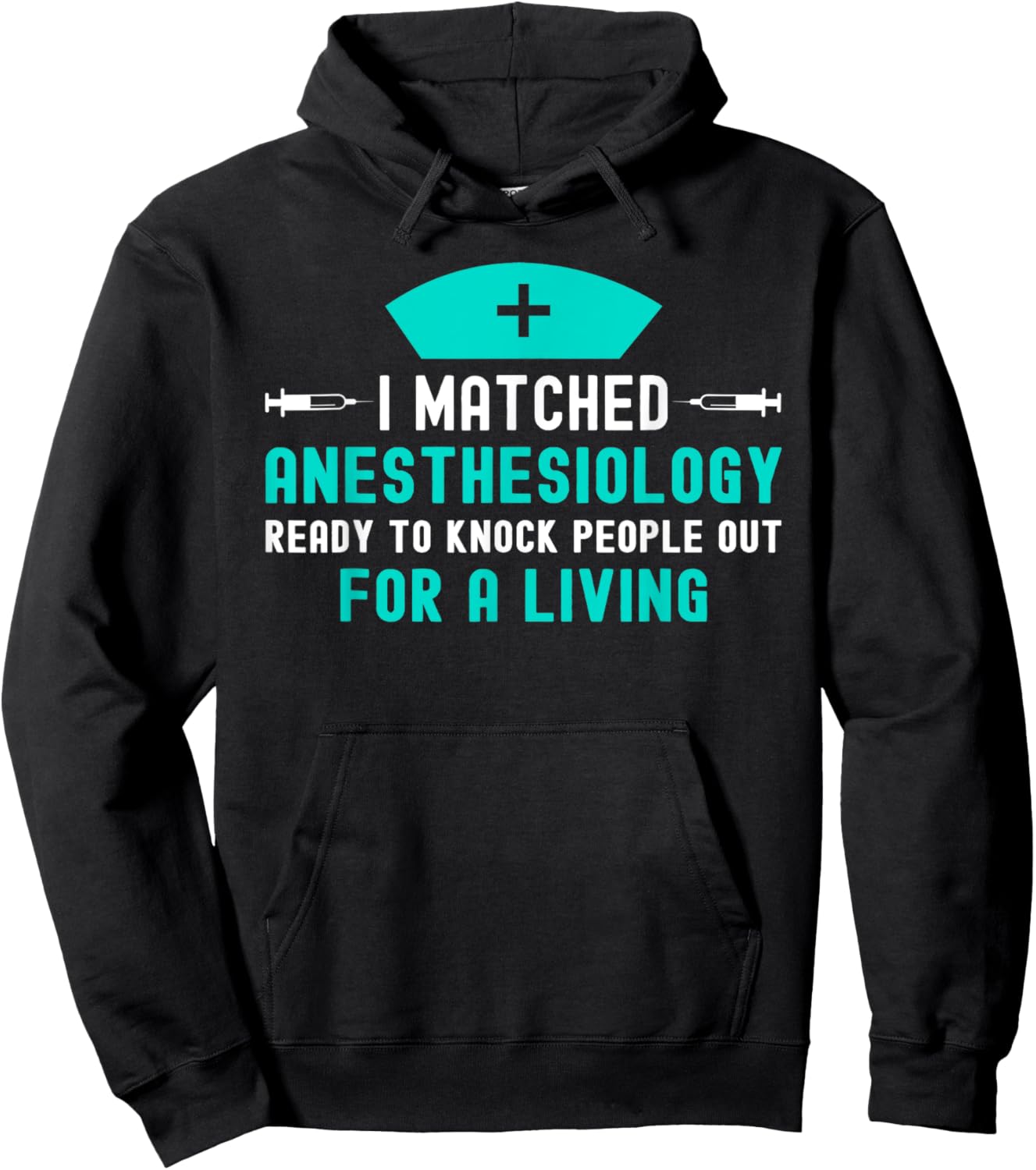 Future Anesthesiology Physician Residency Match Day 2025 Hoodie - Hoodie | Black