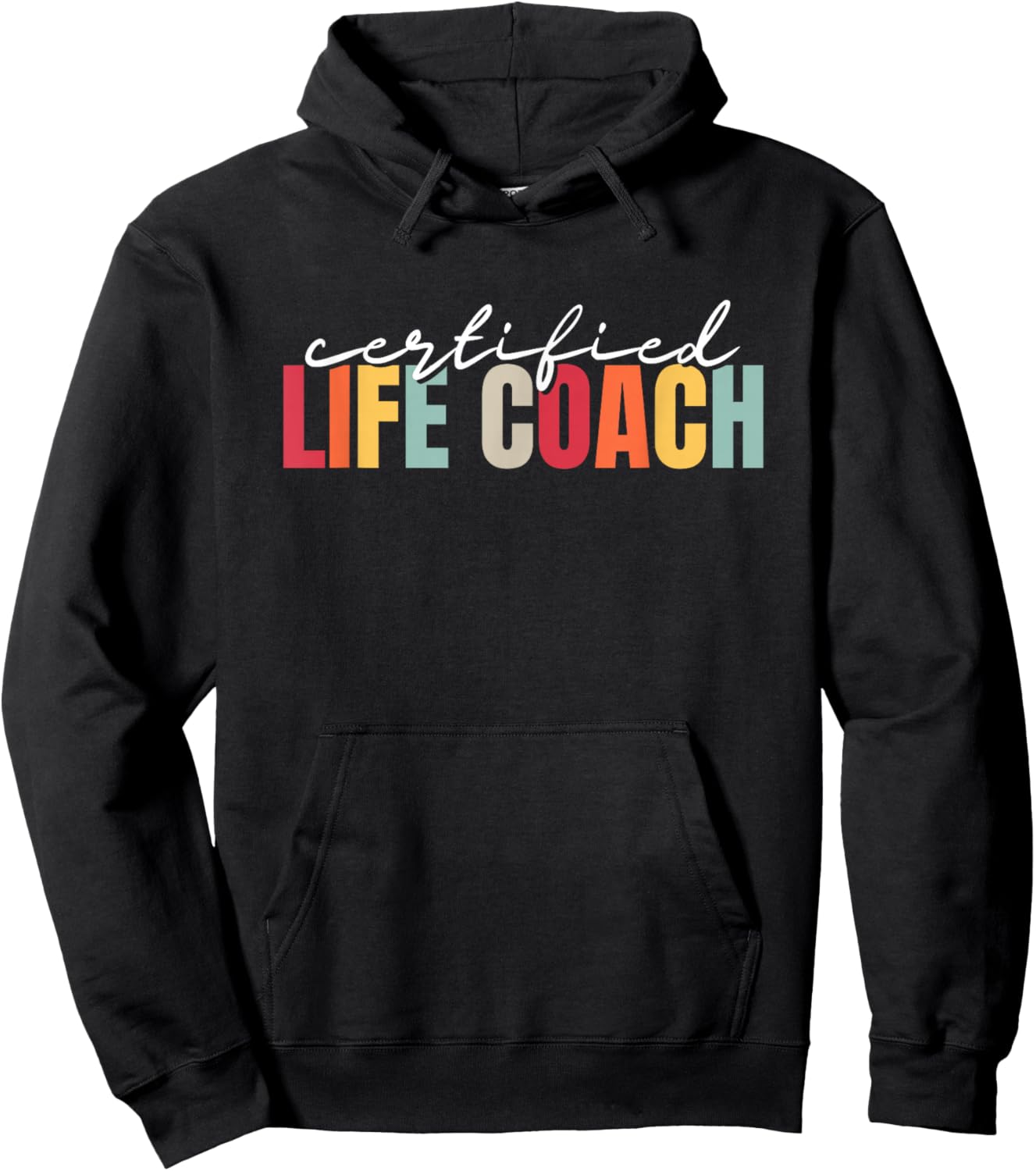 Certified Life Coach Personal Growth Mentor Hoodie - Hoodie | Black