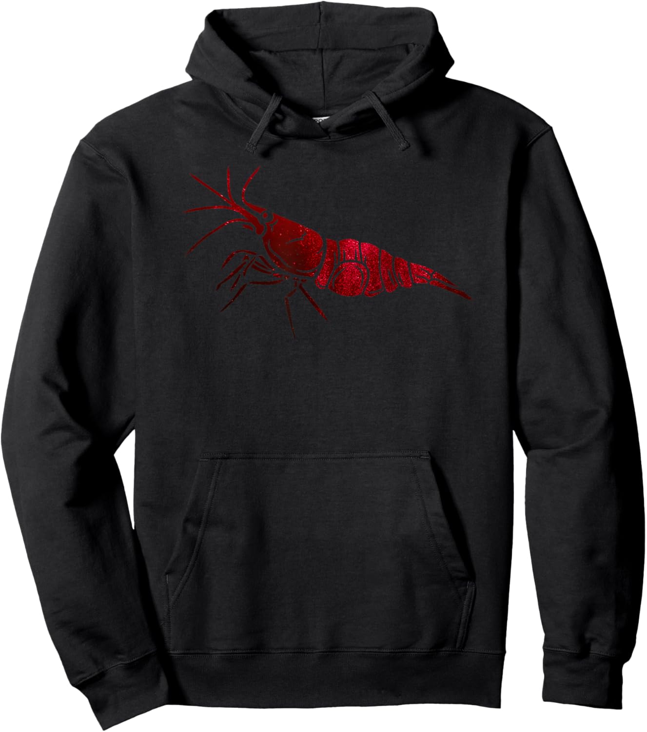 Dwarf Cherry Shrimp Neocaridina Aquarium Shrimp Keeper Hoodie - Hoodie | Black
