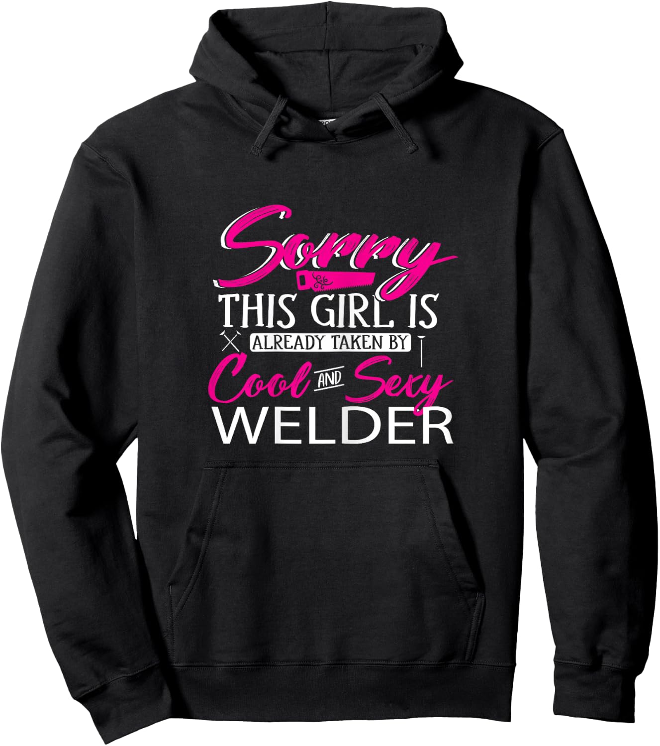 Welder Girlfriend This Girl Is Taken Hoodie - Hoodie | Black