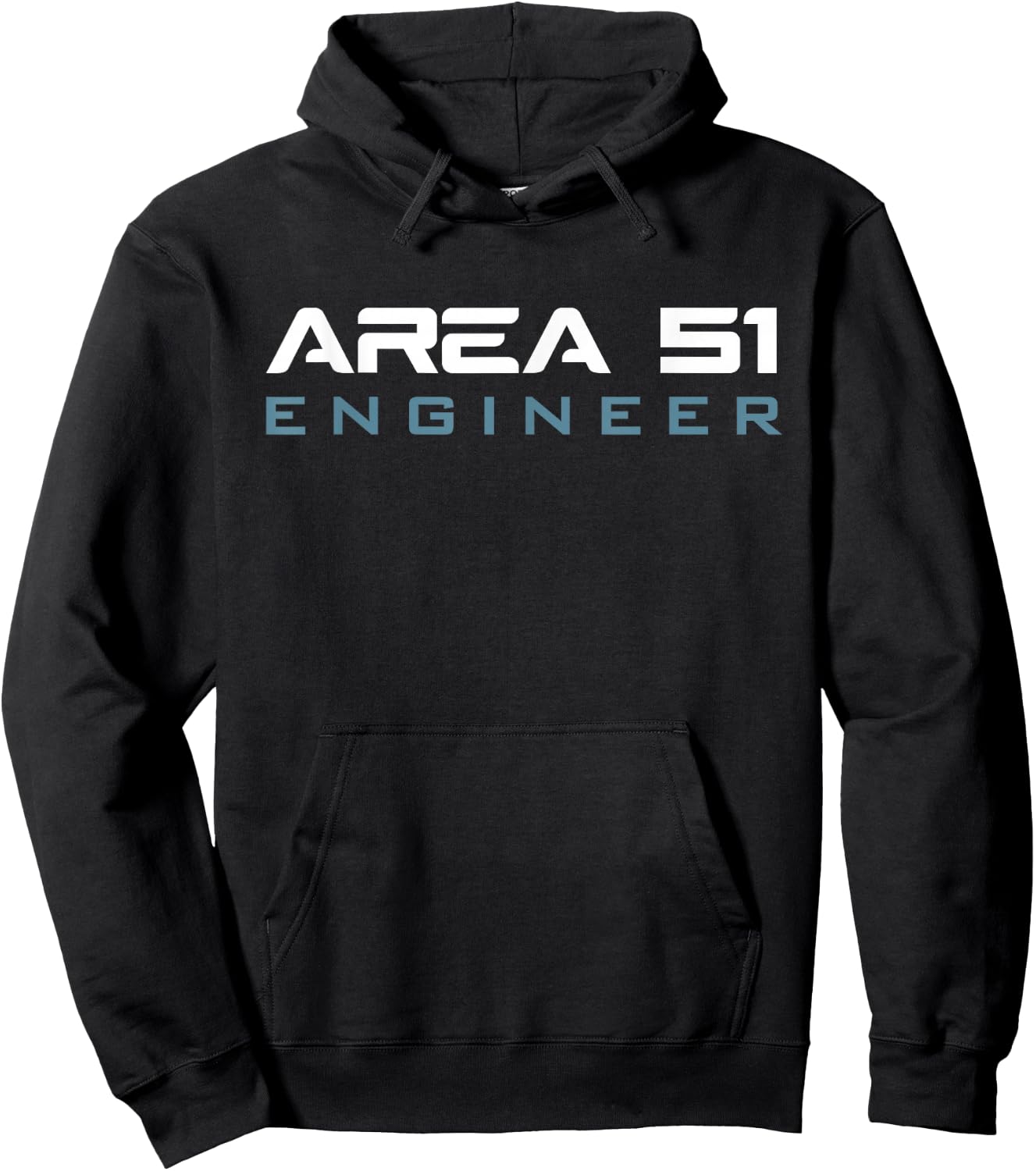 Funny Area 51 Conspiracy Theory Engineer Secret Job Title Hoodie - Hoodie | Black
