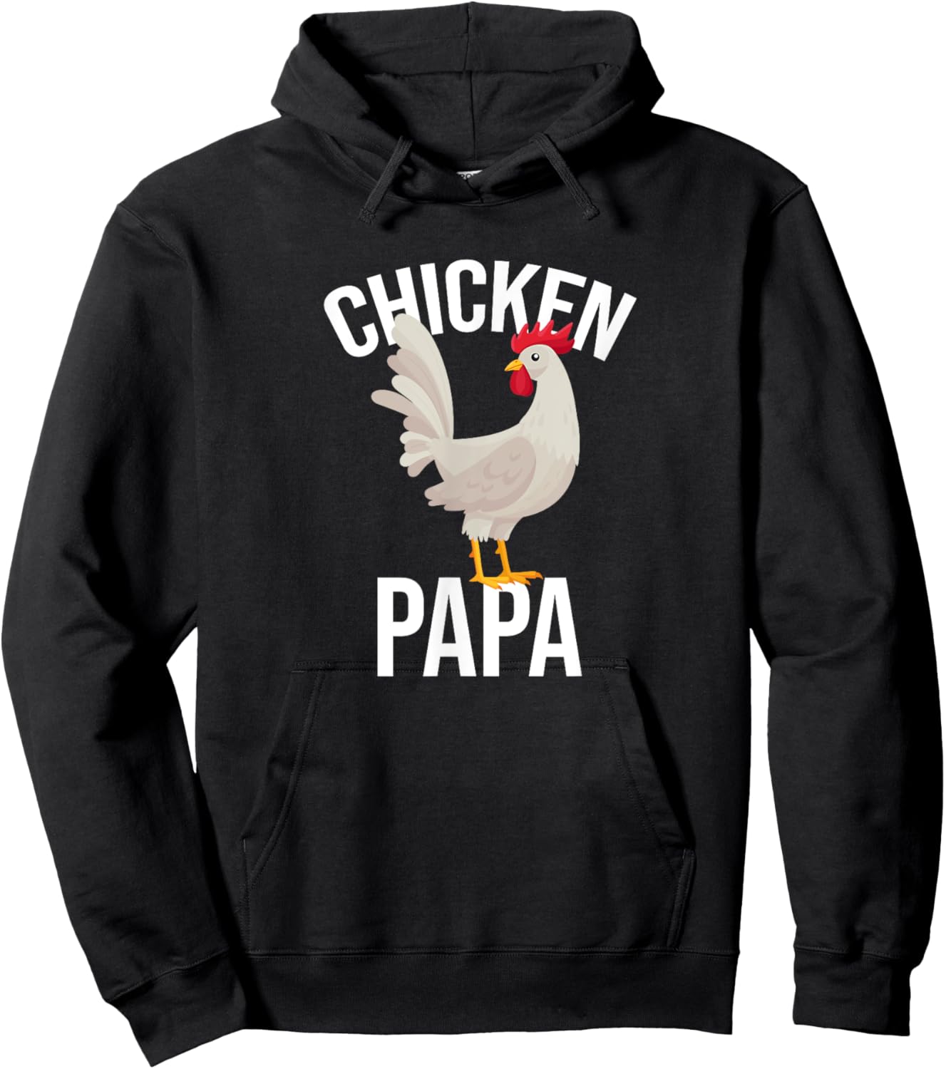 Chicken Papa Chicken Chickens Pet Hoodie - Hoodie | Black