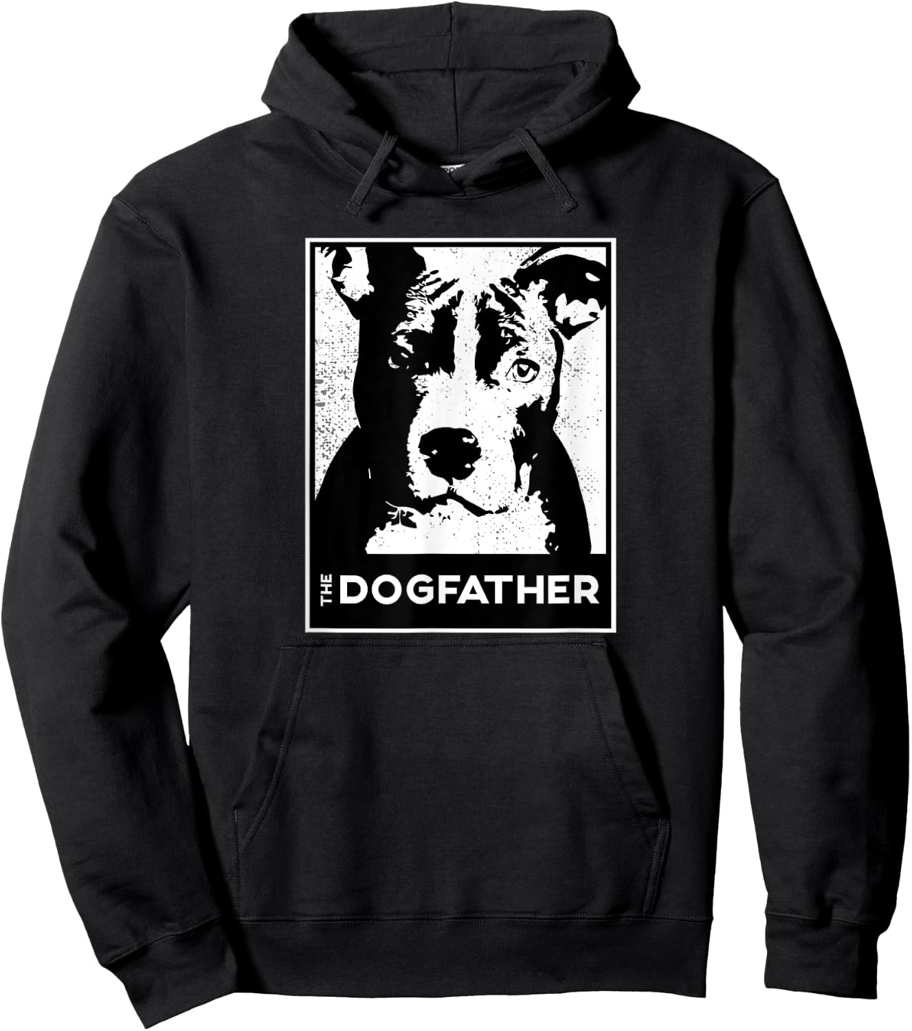 Pit Bull Terrier The Dog-father Funny Dog Dad Hoodie - Hoodie | Black