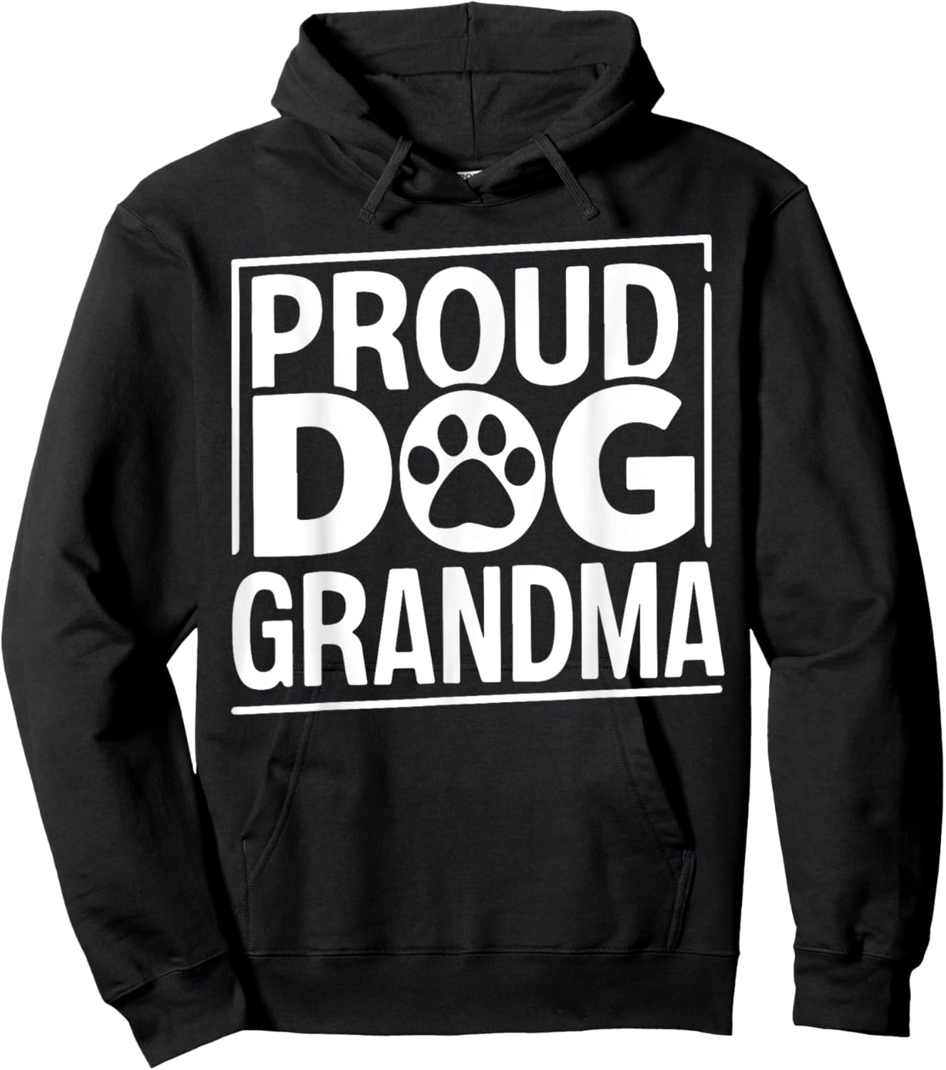 Proud Dog Grandma Women Hoodie - Hoodie | Black