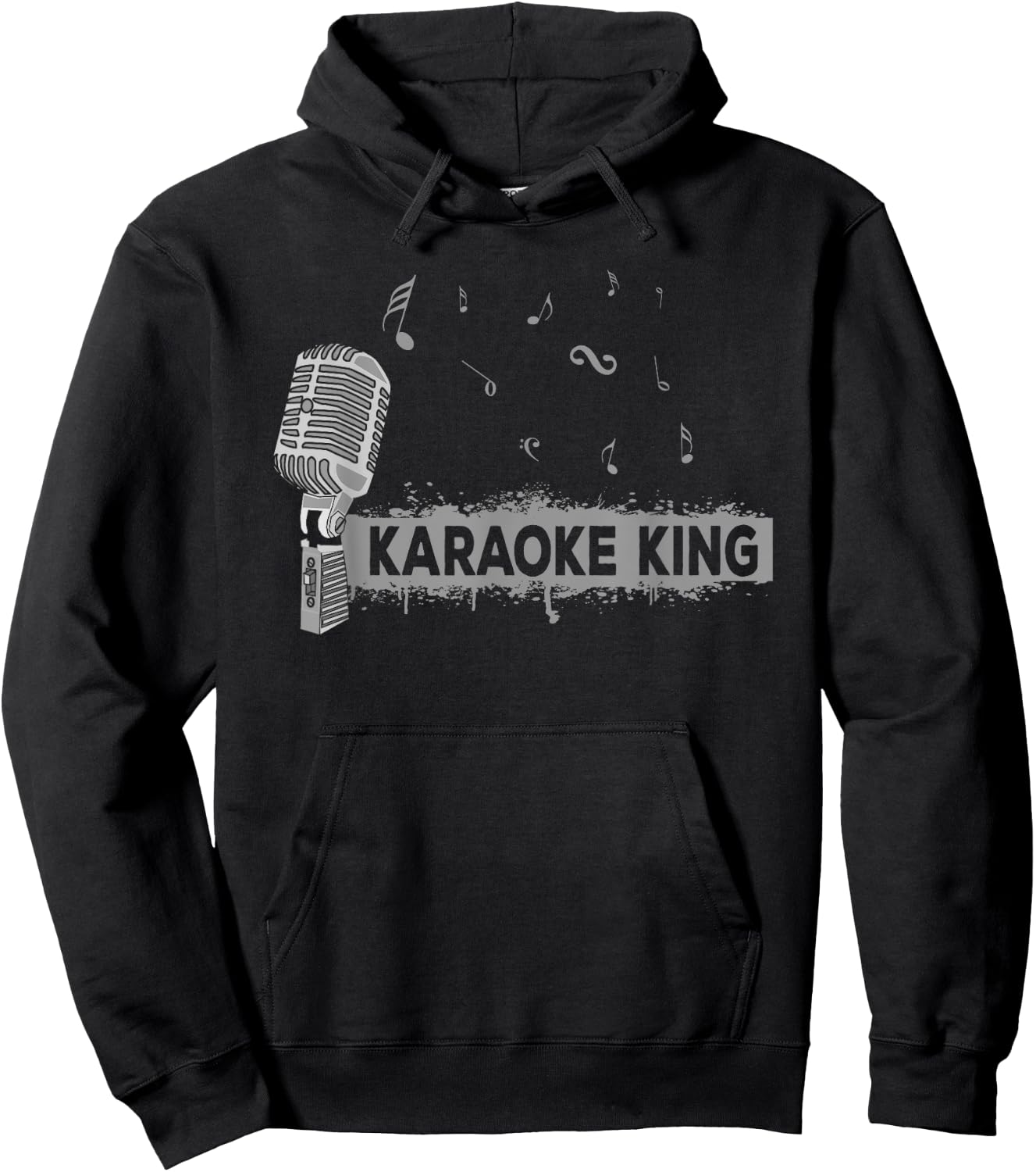 Karaoke King Love Karaoke Shirt Hoodie - Hoodie | Black