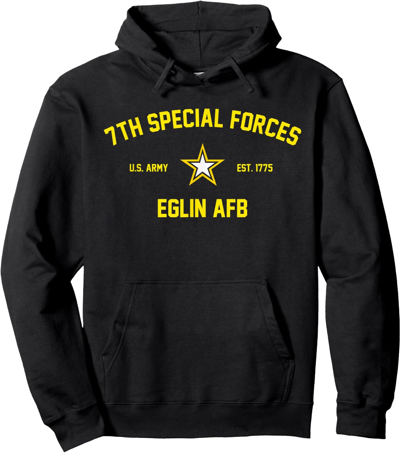 7th Special Forces Group Eglin AFB Hoodie - Hoodie | Black