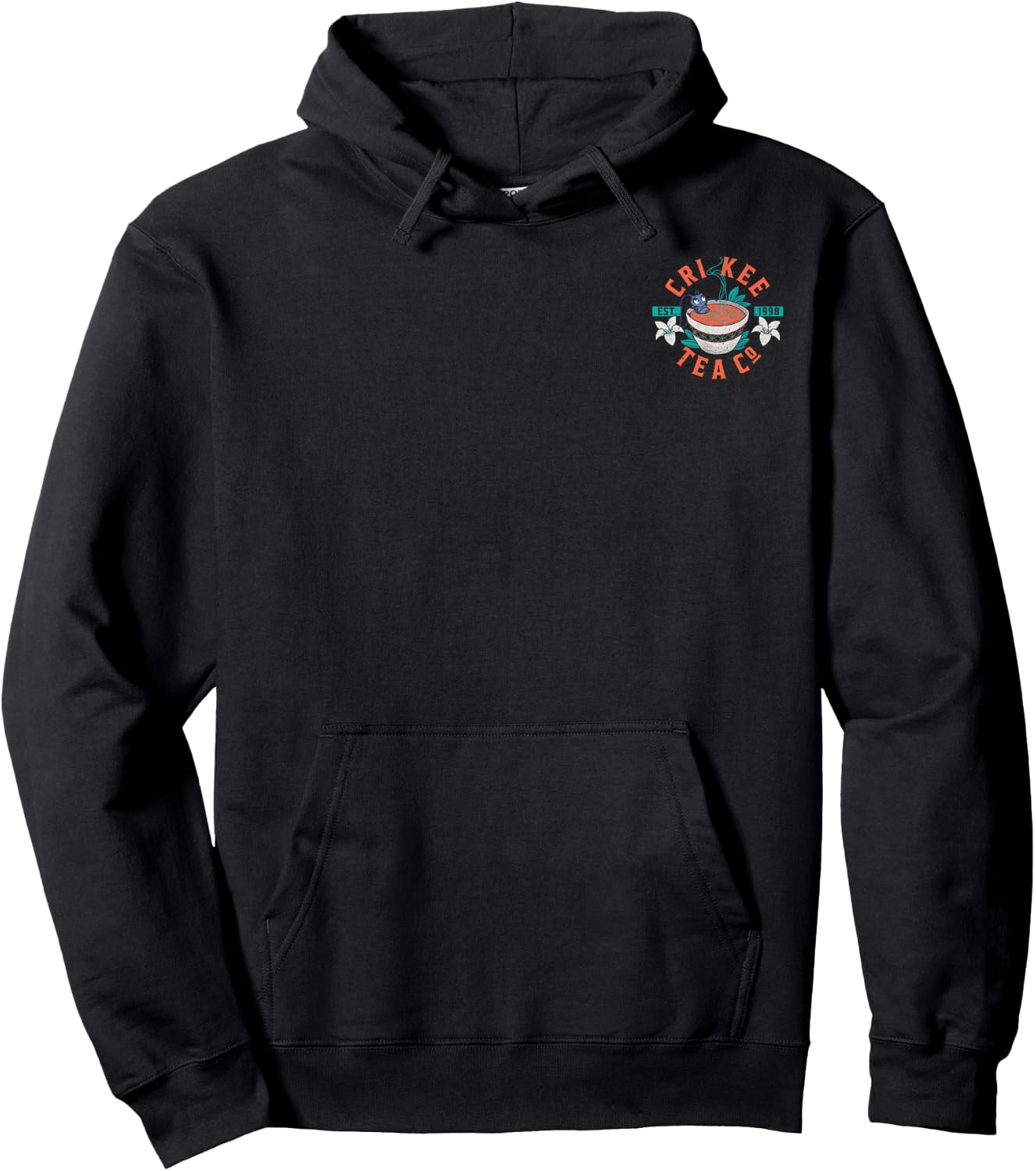 Disney Mulan CRI-Kee Tea Company 1998 Logo Hoodie - Hoodie | Black
