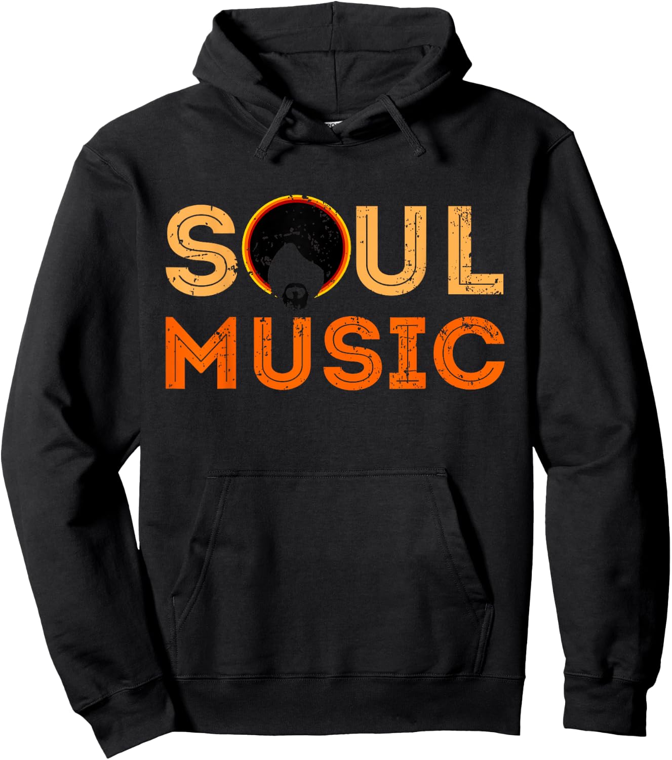 Vintage 70s Costume Funk Gear Apparel Lover Rare Soul Music Hoodie - Hoodie | Black