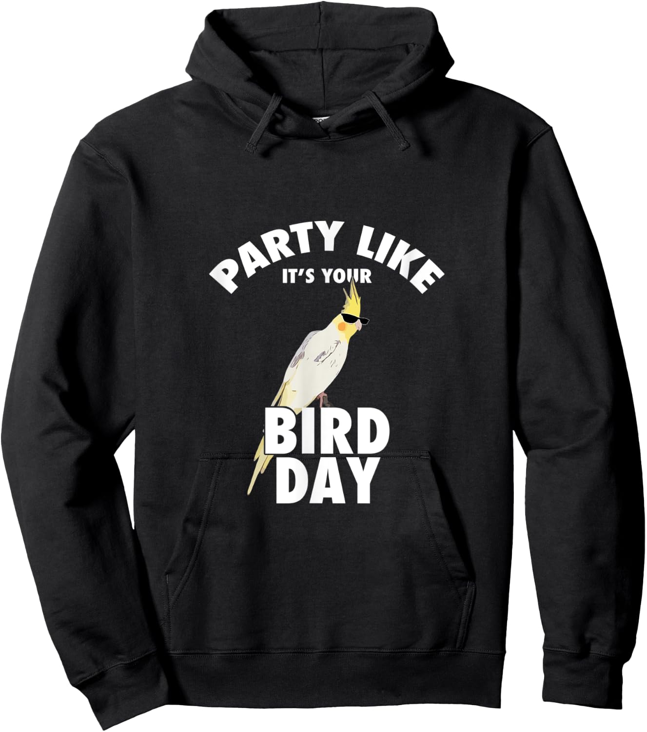 Birthday Cockatiel Parrot Bird Lover Hoodie - Hoodie | Black