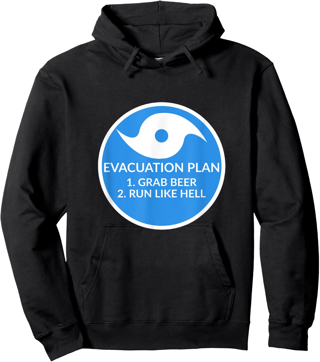 Hurricane Shirt Designs Black Adults Small Classic Fit Short Sleeve Fun Vacation,Beach Hoodie - Hoodie | Black