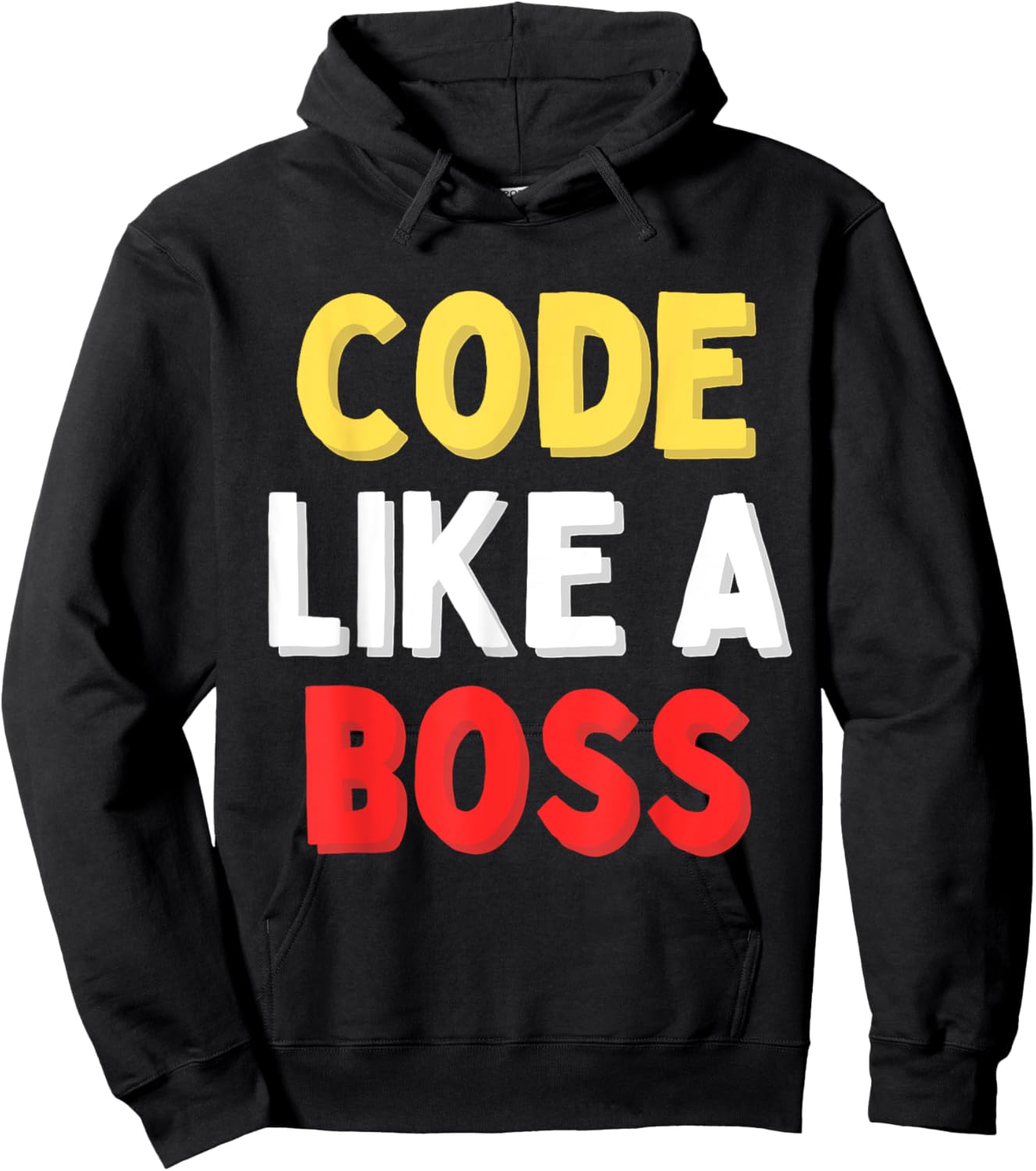 Code Like A Boss Hoodie - Hoodie | Black