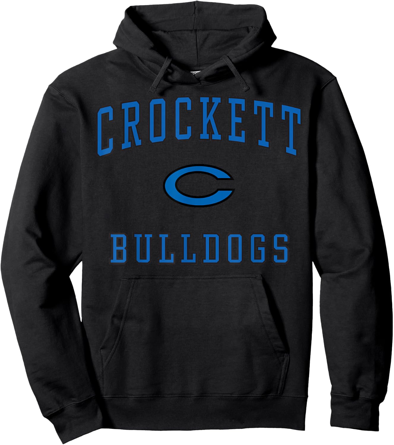 Crockett High School Bulldogs C1 Hoodie - Hoodie | Black