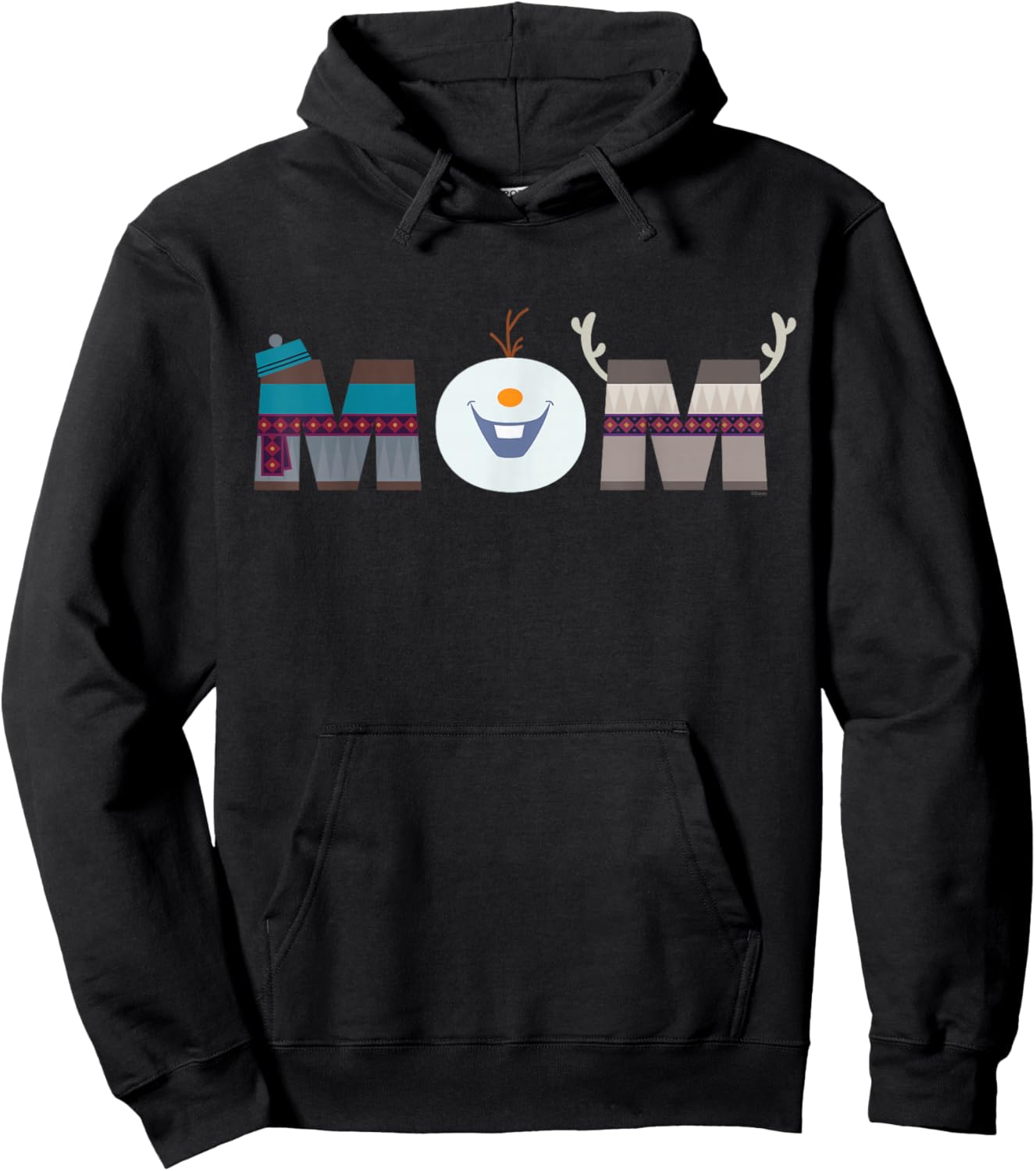 Disney Frozen Olaf Sven Kristoff Mother’s Day Birthday Mom Hoodie - Hoodie | Black