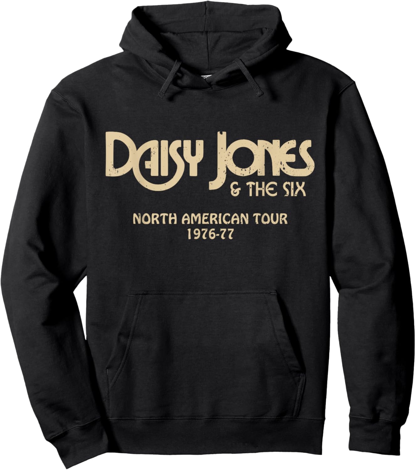 Daisy Jones & the Six - North American Tour 1976-77 Vintage Hoodie - Hoodie | Black
