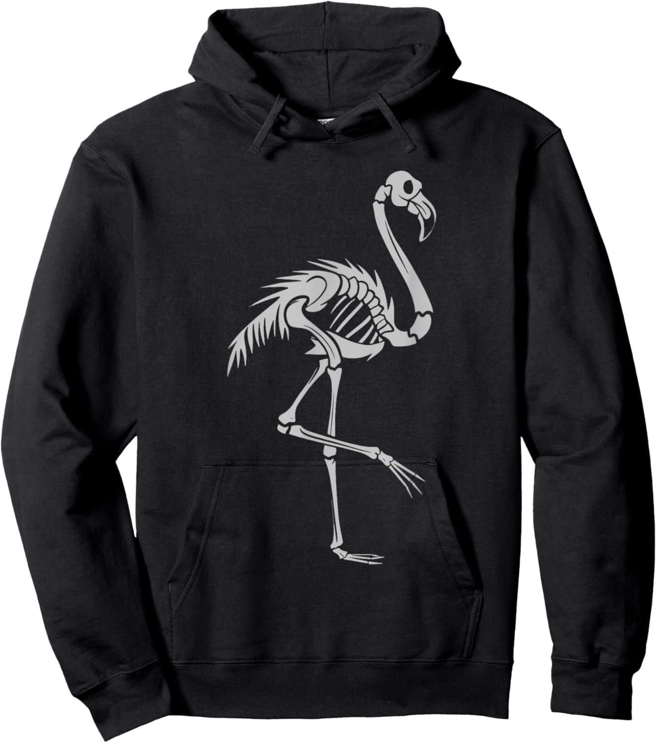 Flamingo Skeleton Hoodie - Hoodie | Black
