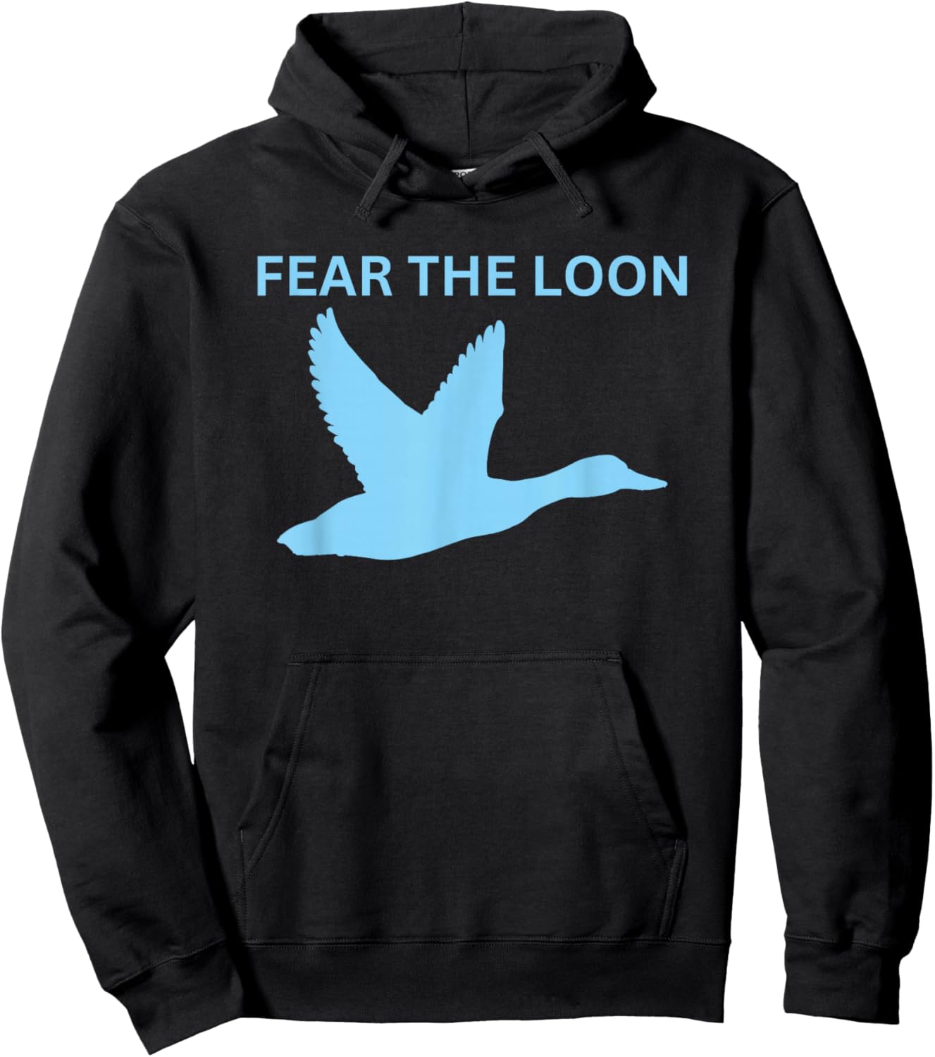 Fear The Loon Minnesota Soccer Hoodie - Hoodie | Black