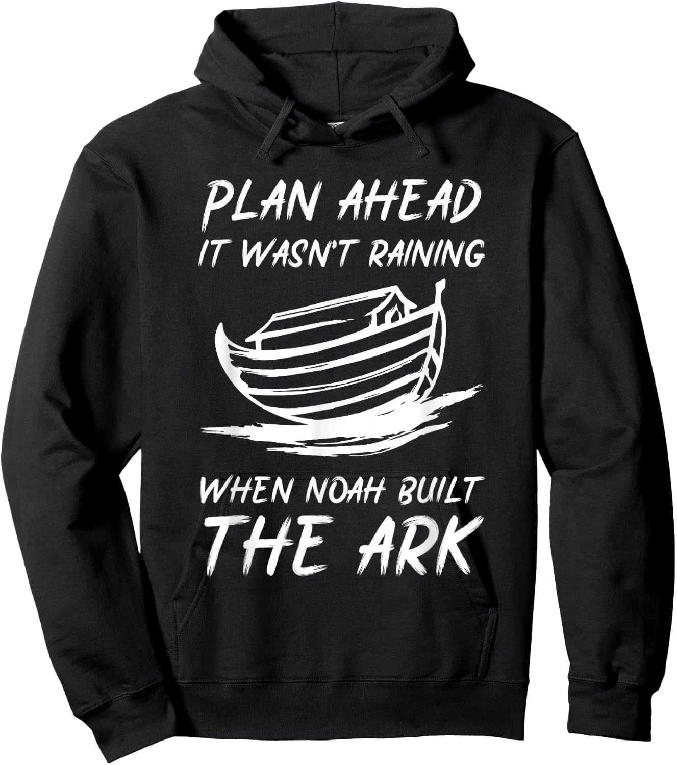 Noahs Ark T - Bible Verse Inspired Christian Devotion Hoodie - Hoodie | Black