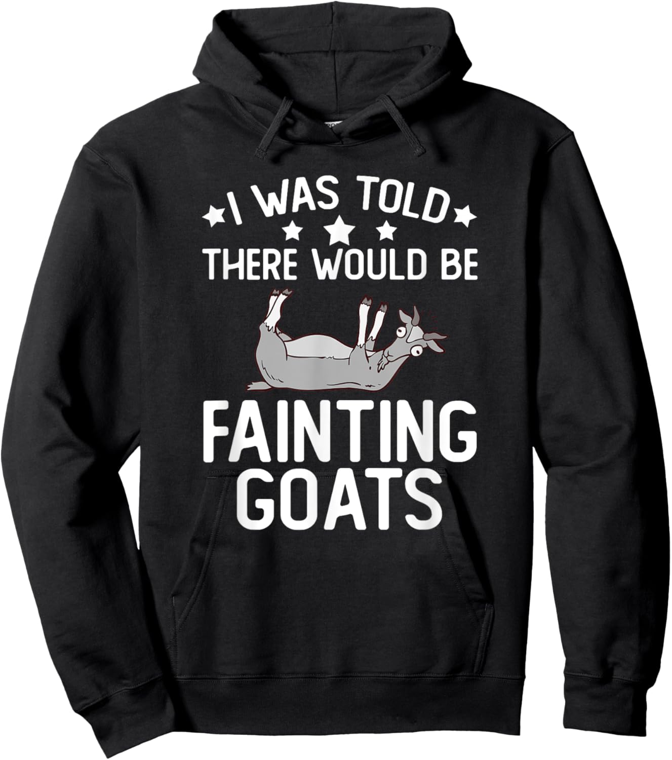 Fainting Goat Funny Tennessee Myotonic Goats Hoodie - Hoodie | Black