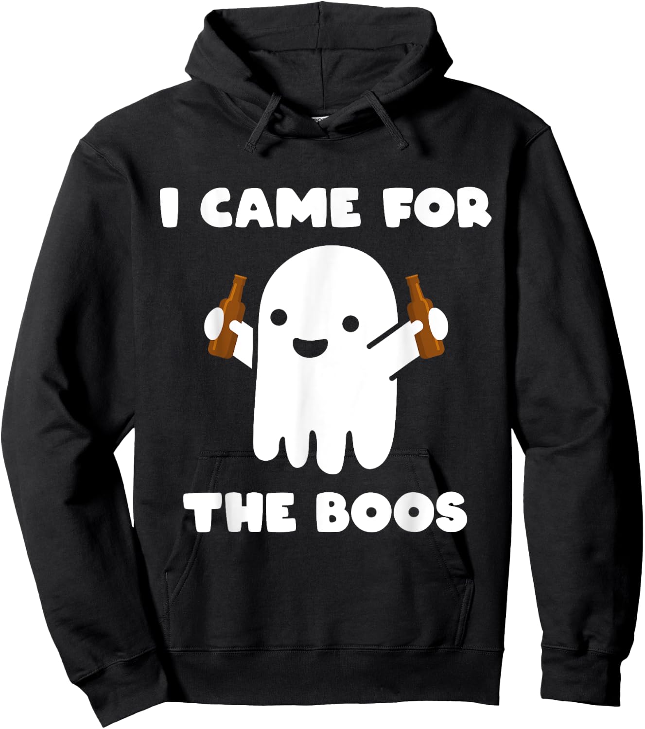 I Came For The Boos Ghost Humour Funny Halloween Costume Hoodie - Hoodie | Black
