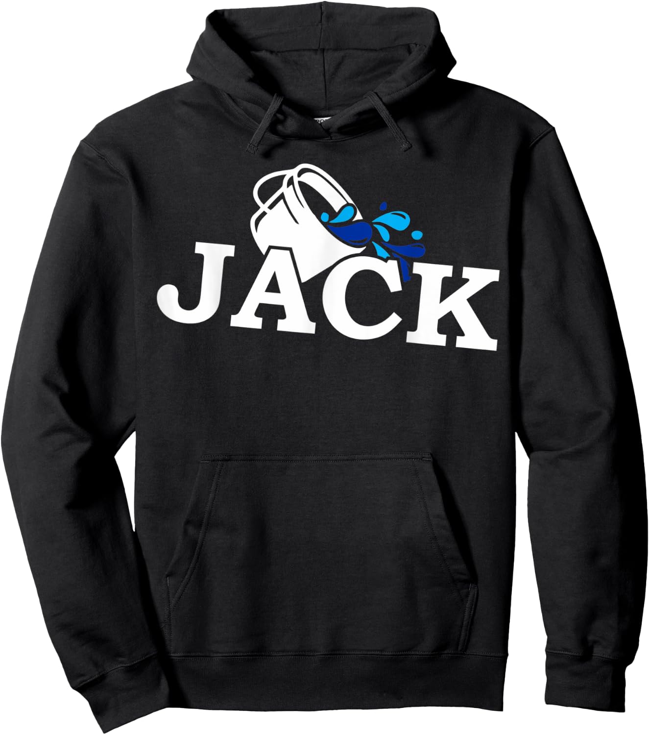 Jack Jill Matching Halloween costume for couples and adults Hoodie - Hoodie | Black