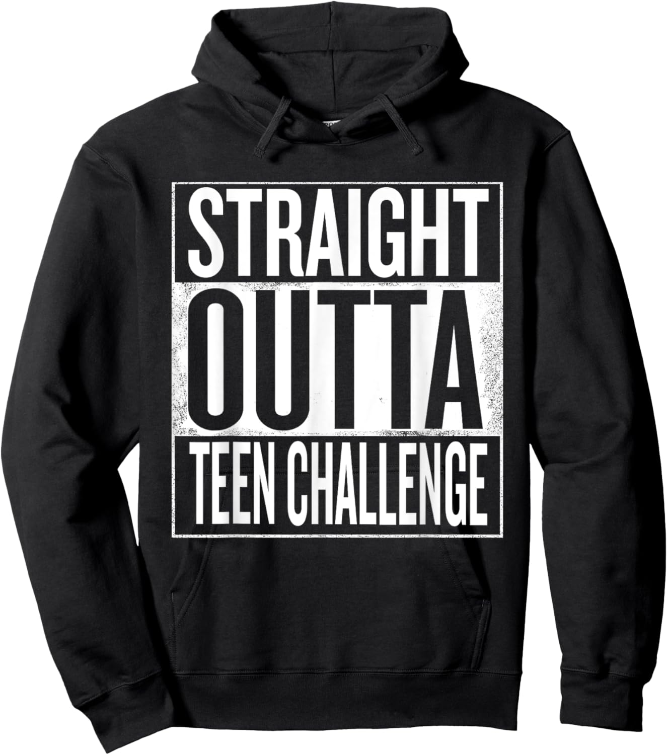 Straight Outta Teen Challenge Hoodie - Hoodie | Black