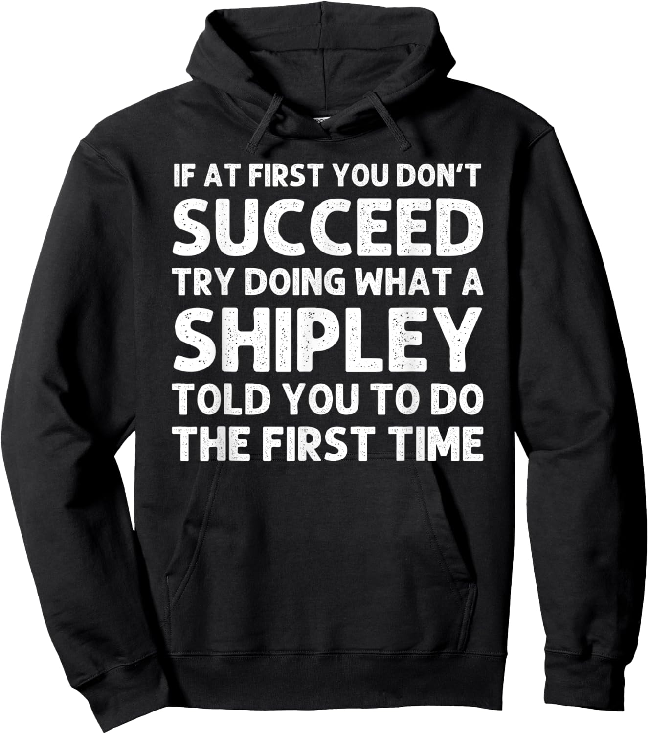 SHIPLEY Funny Surname Family Tree Birthday Reunion Idea Hoodie - Hoodie | Black