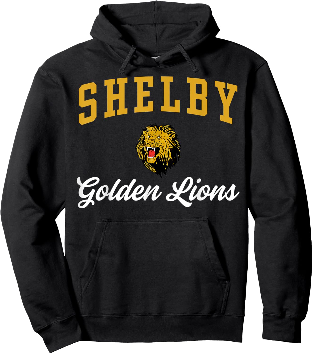 Shelby High School Golden Lions C3 Hoodie - Hoodie | Black