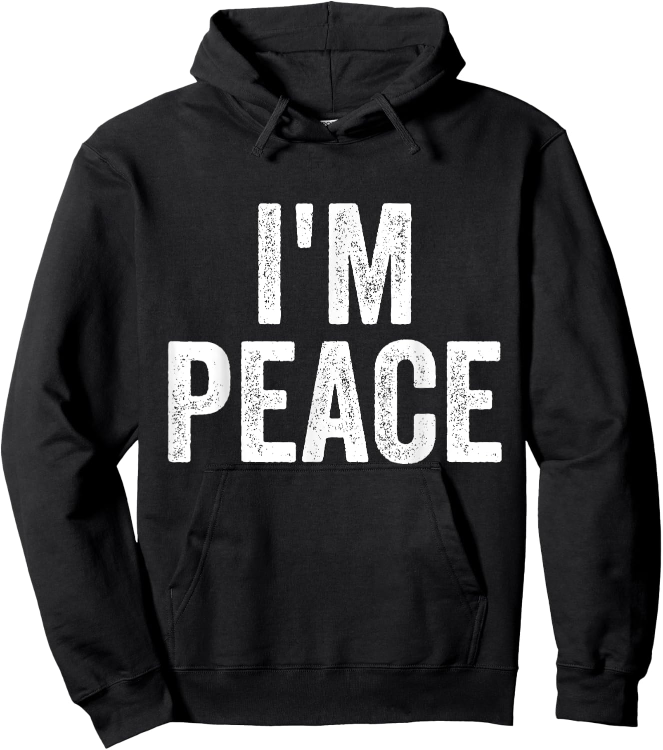 I Come In Peace I'm Peace Funny Matching Couple Lovers Hoodie - Hoodie | Black