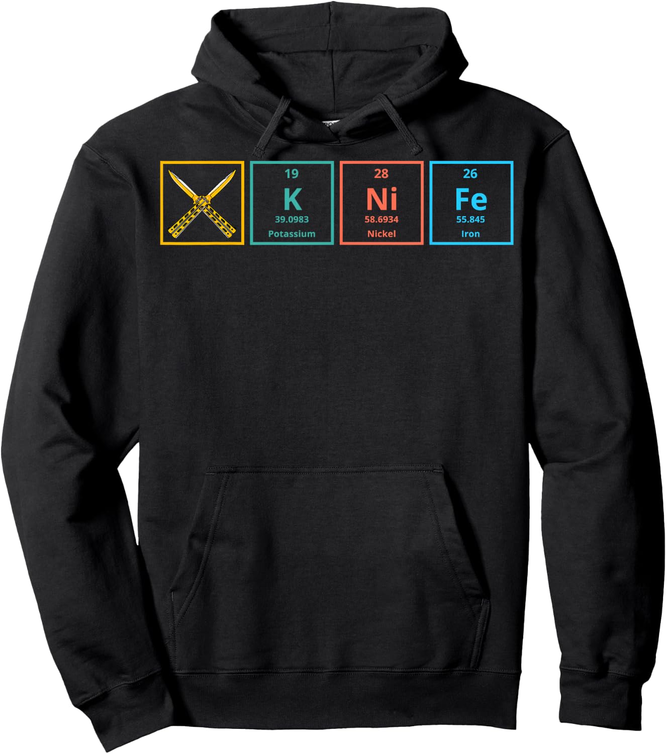 Butterfly Knife Balisong Quote Hoodie - Hoodie | Black