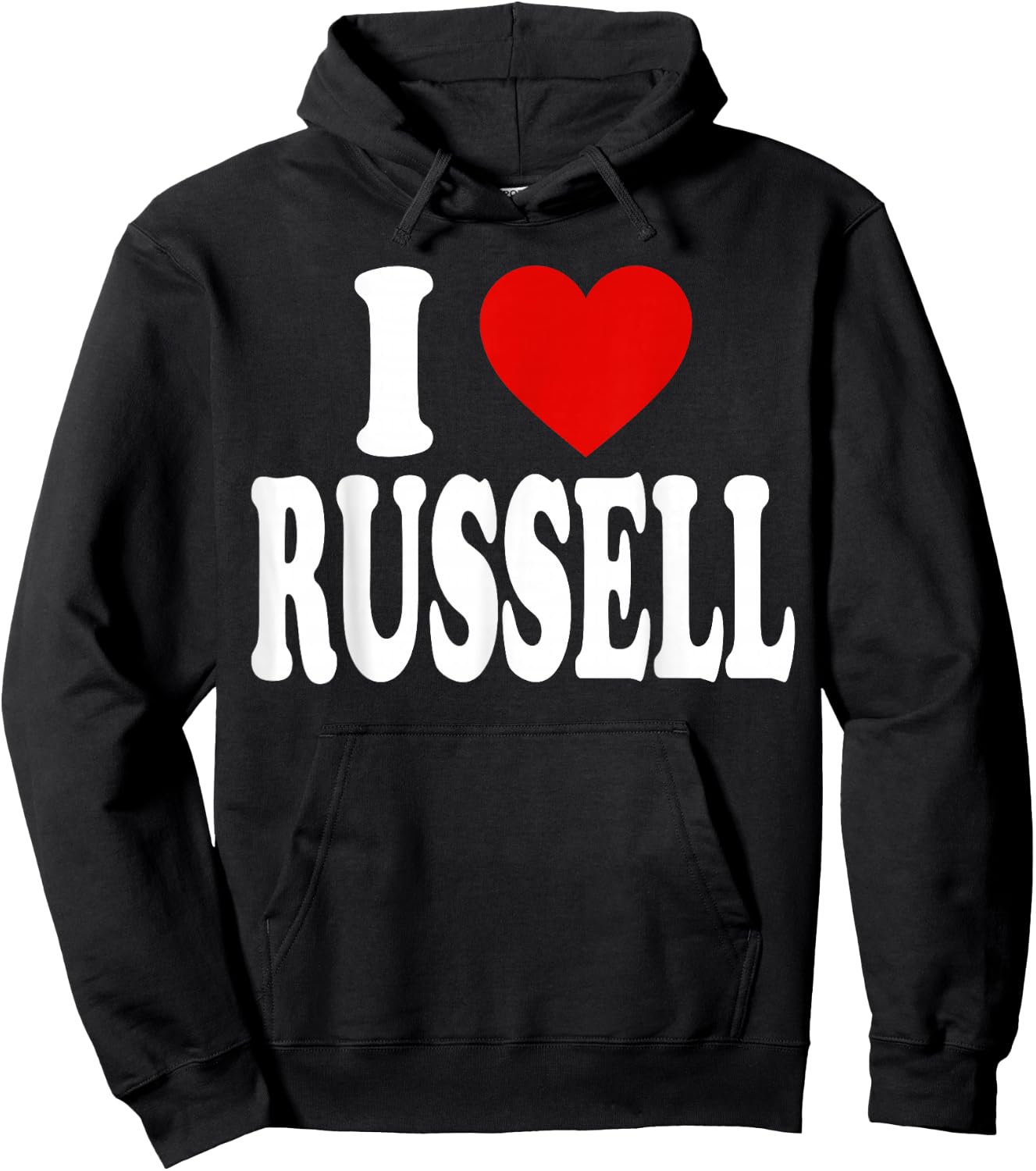 I Heart Love Russell Hoodie - Hoodie | Black