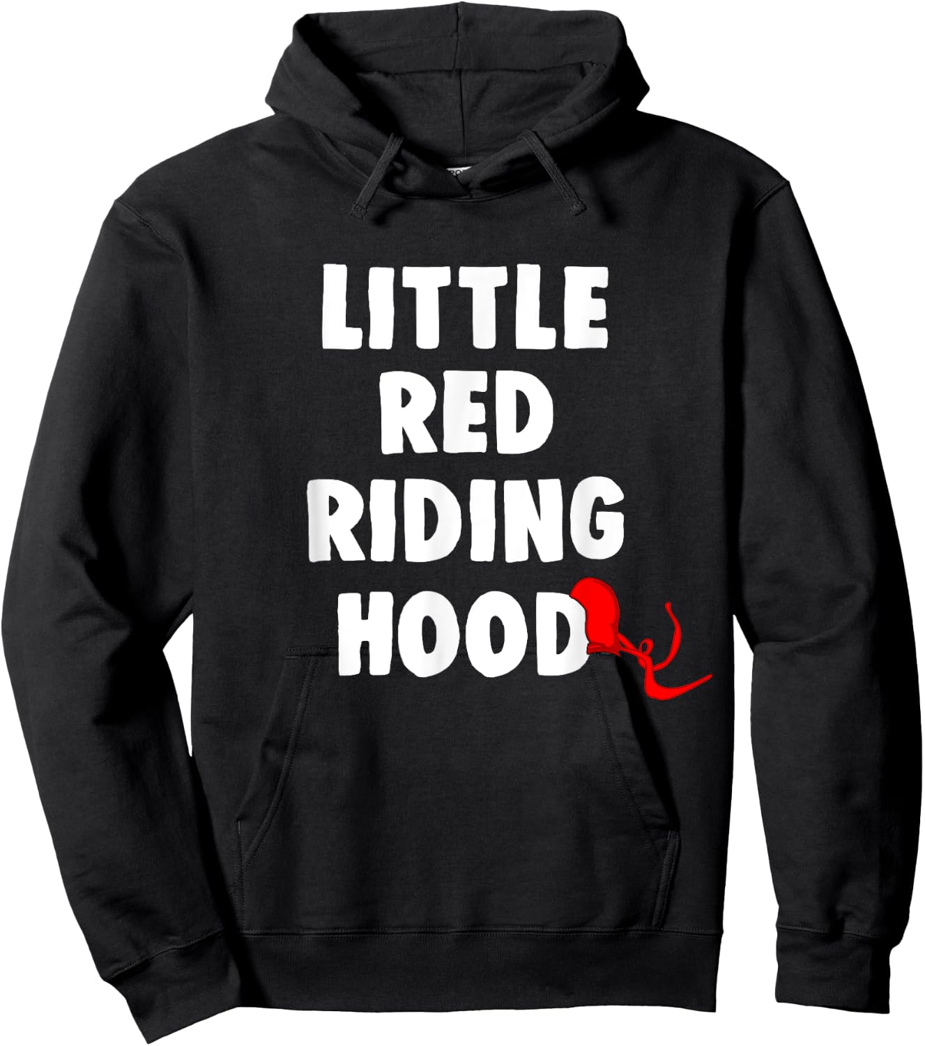 Little Red Riding Hood Matching Halloween Couples Hoodie - Hoodie | Black
