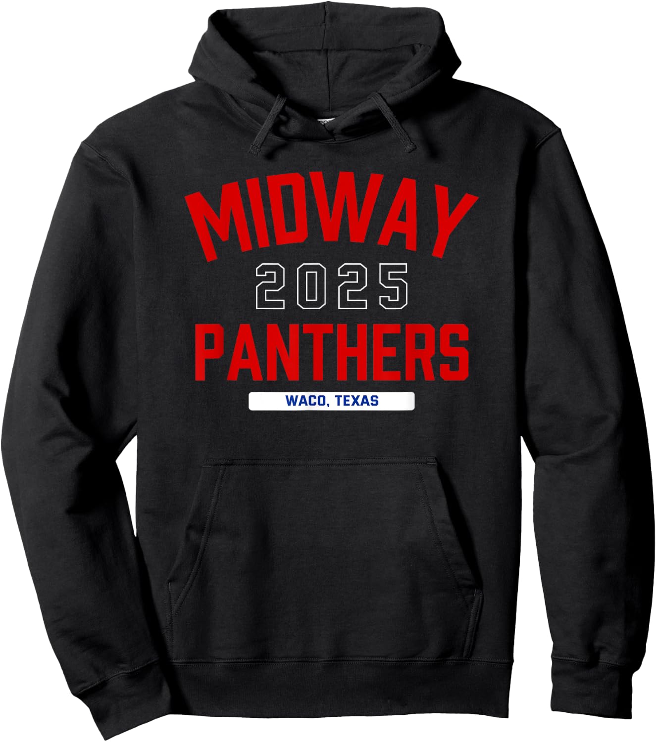 Midway Panthers Waco, Texas 2025 Hoodie - Hoodie | Black