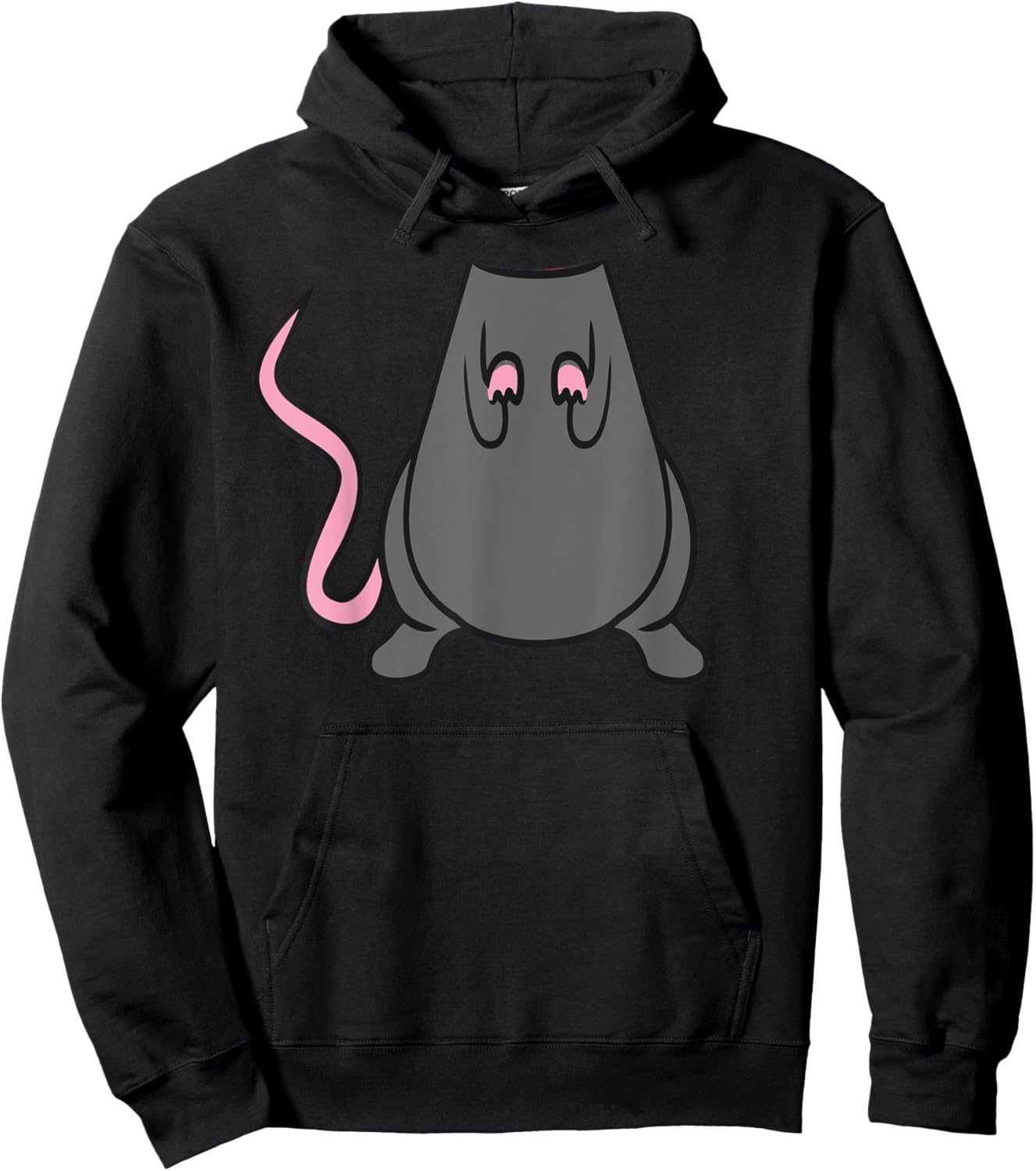 Rat Halloween Costume - Fun Pretend Rat Outfit Hoodie - Hoodie | Black
