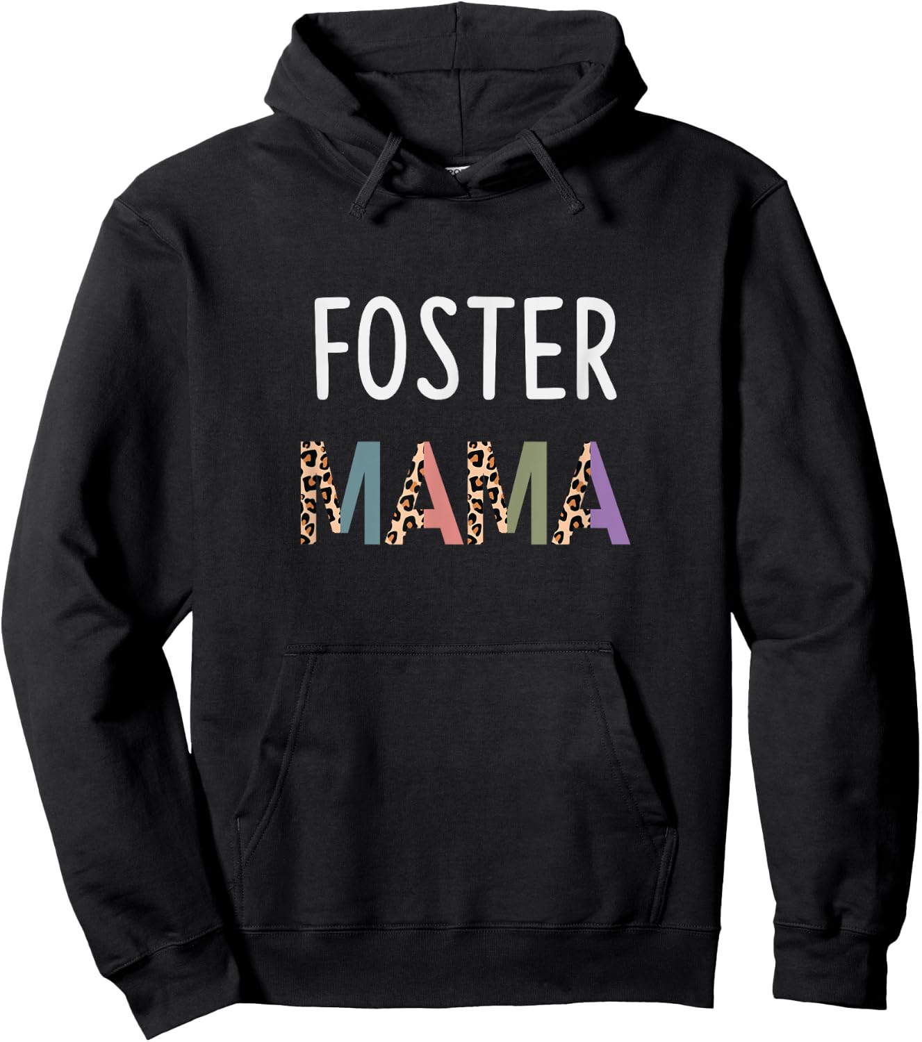 Foster Mama Funny Foster Cat Mom Gift Pet Lover Hoodie - Hoodie | Black