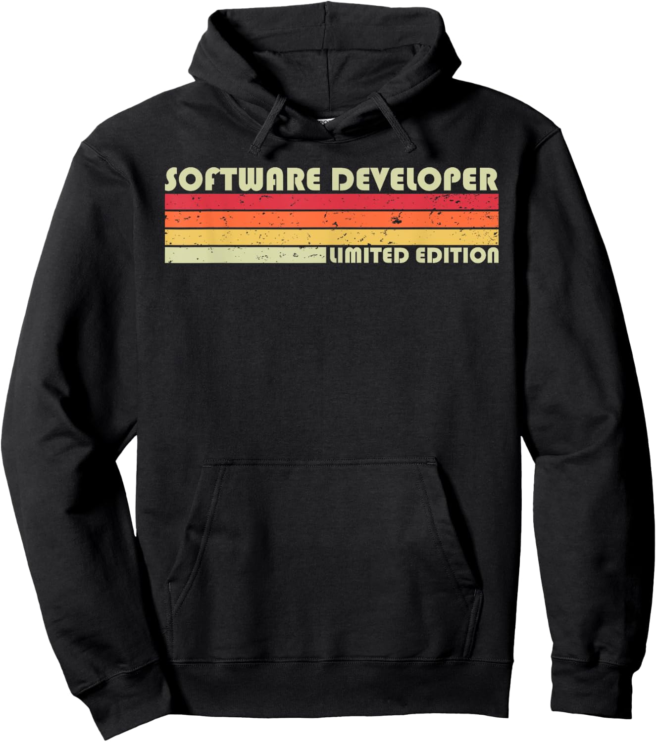 SOFTWARE DEVELOPER Funny Job Title Birthday Worker Idea Hoodie - Hoodie | Black