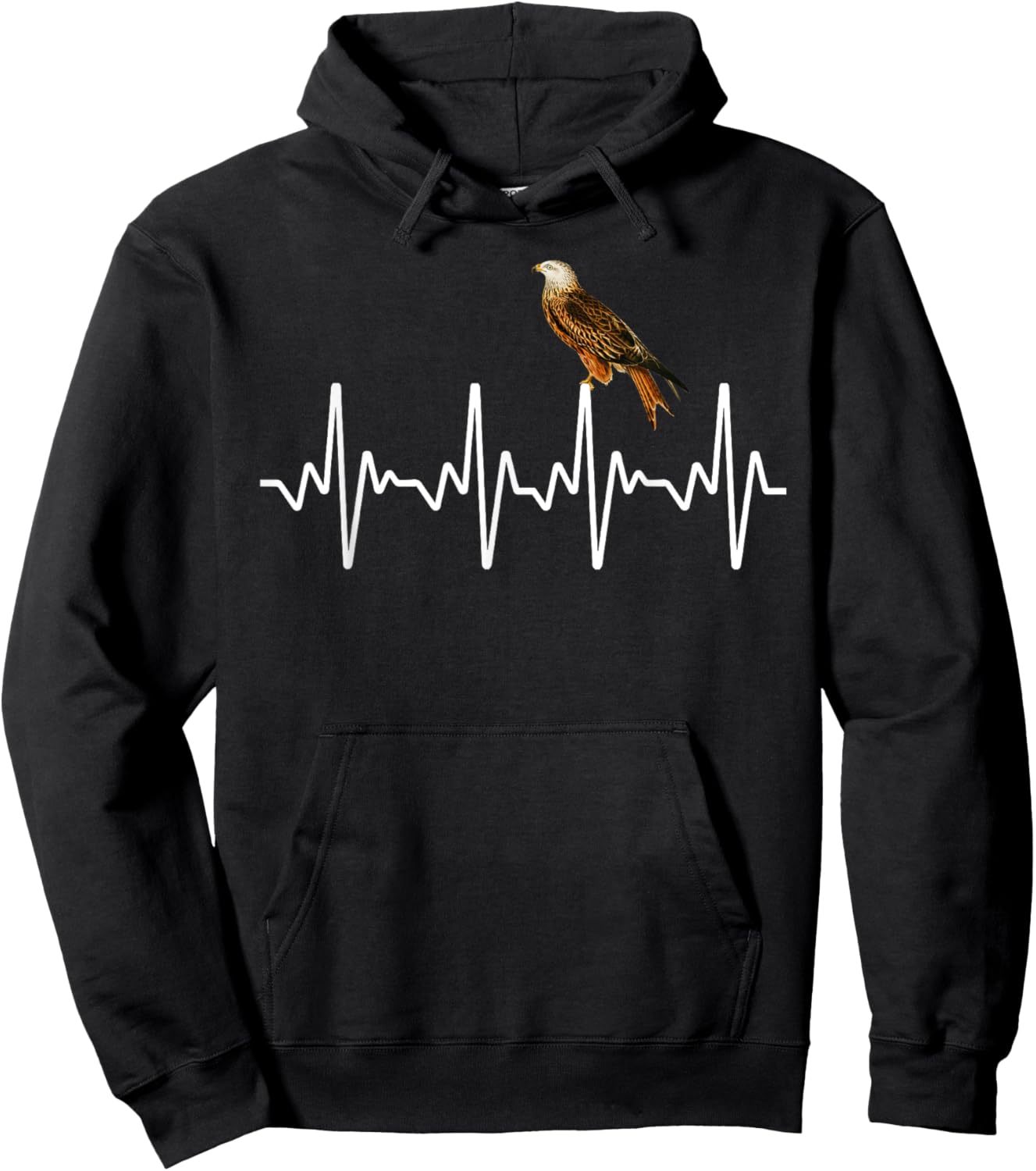 Cool Hawk Women Red Tail Hawks Birding Eagle Bird Hoodie - Hoodie | Black