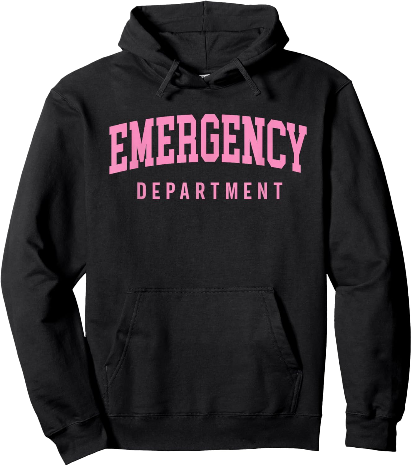 ER Nurses Emergency Department Nurses ER Doctor Retro Pink Hoodie - Hoodie | Black
