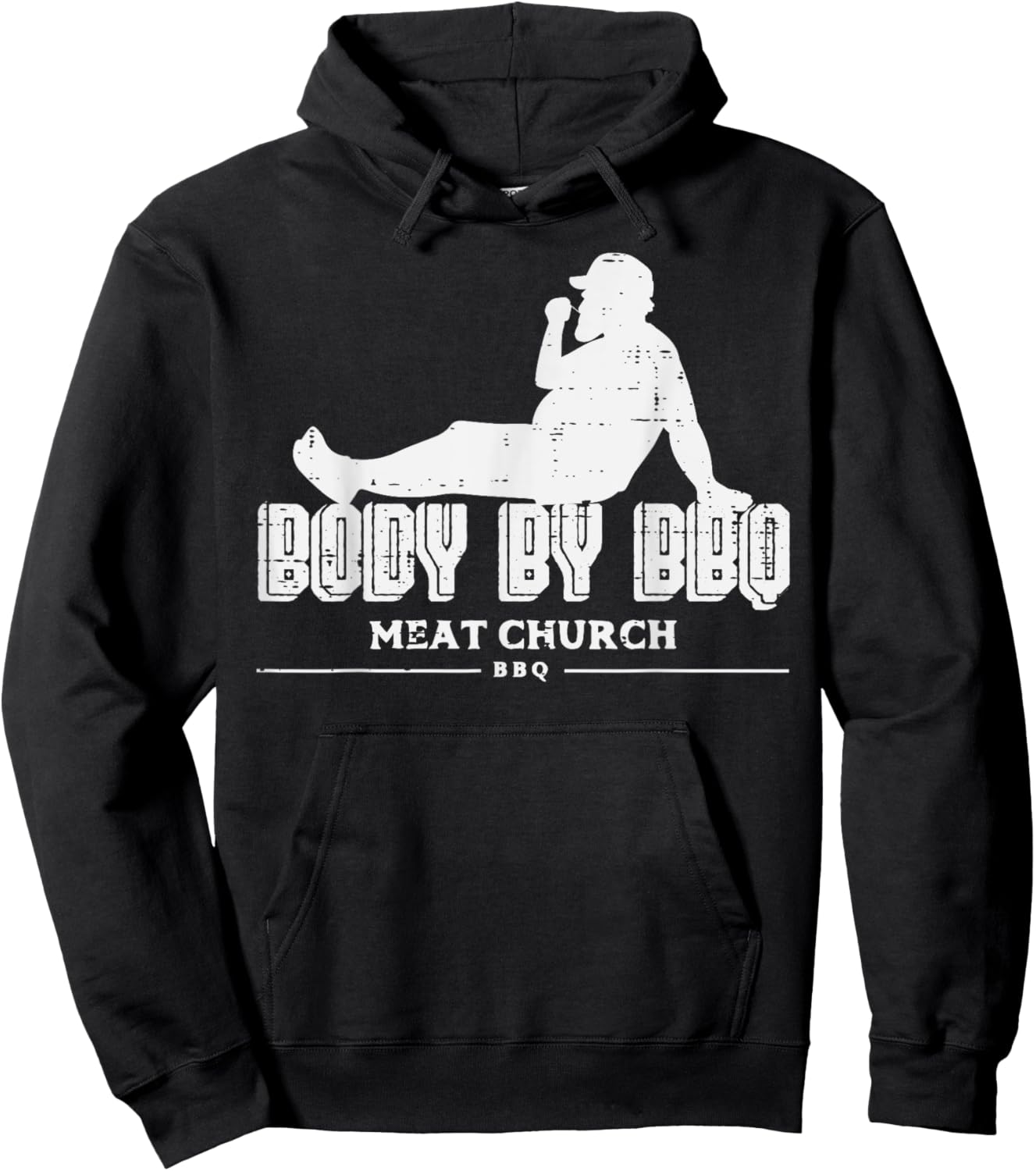 Body By Bbq Funny Barbecue Grill Meat Lover Men Women Kids Hoodie - Hoodie | Black