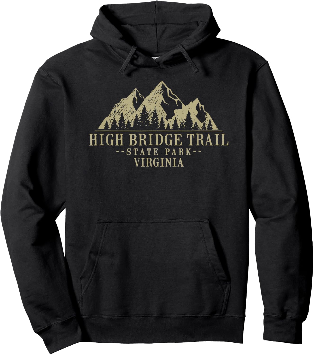 Virginia High Bridge Trail State Park Hoodie - Hoodie | Black
