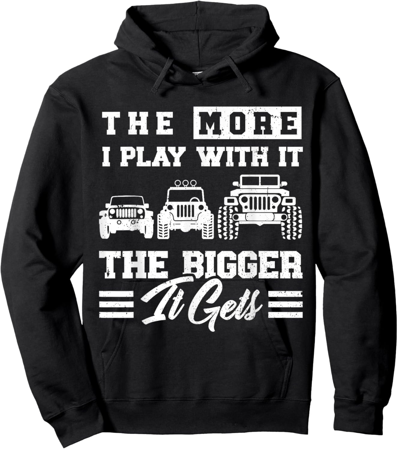 Funny Offroading Puns Off-Road Vehicle Car Collector Hoodie - Hoodie | Black