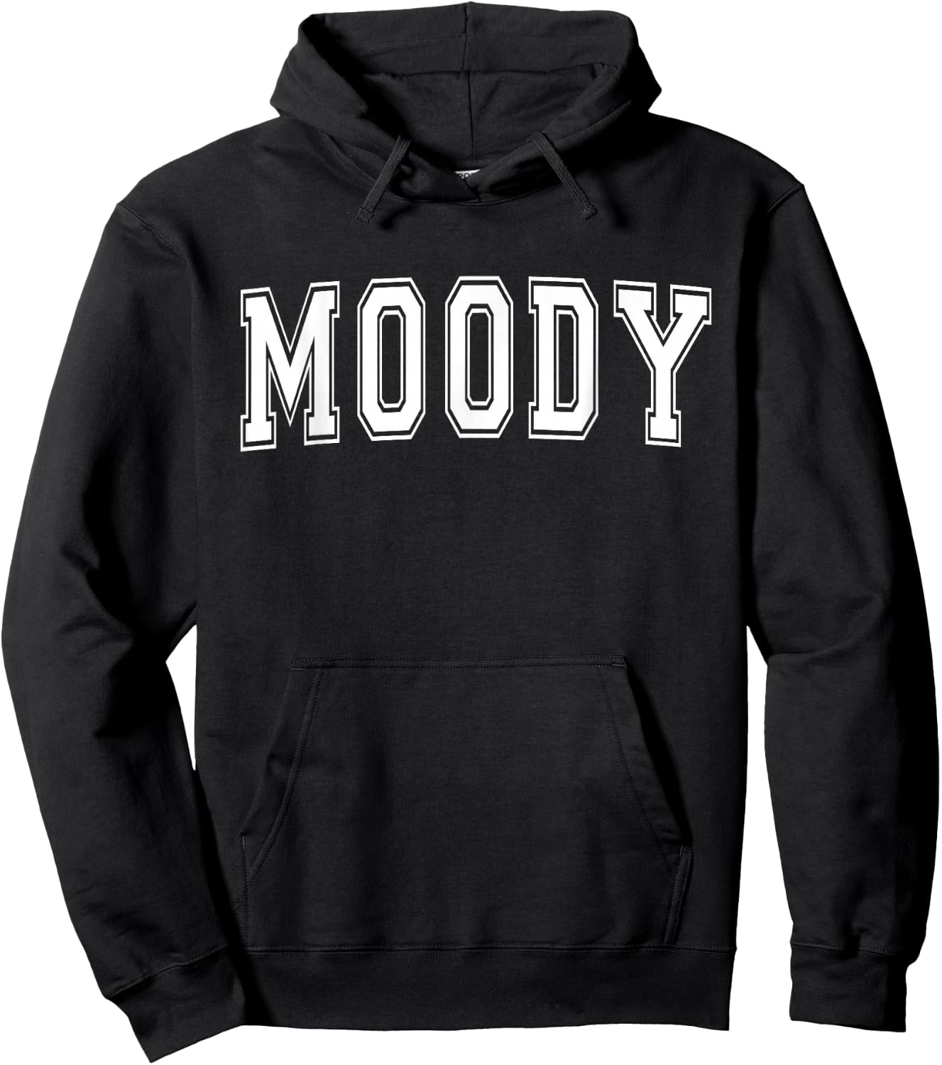 MOODY AL ALABAMA USA Vintage Sports Varsity Style Hoodie - Hoodie | Black