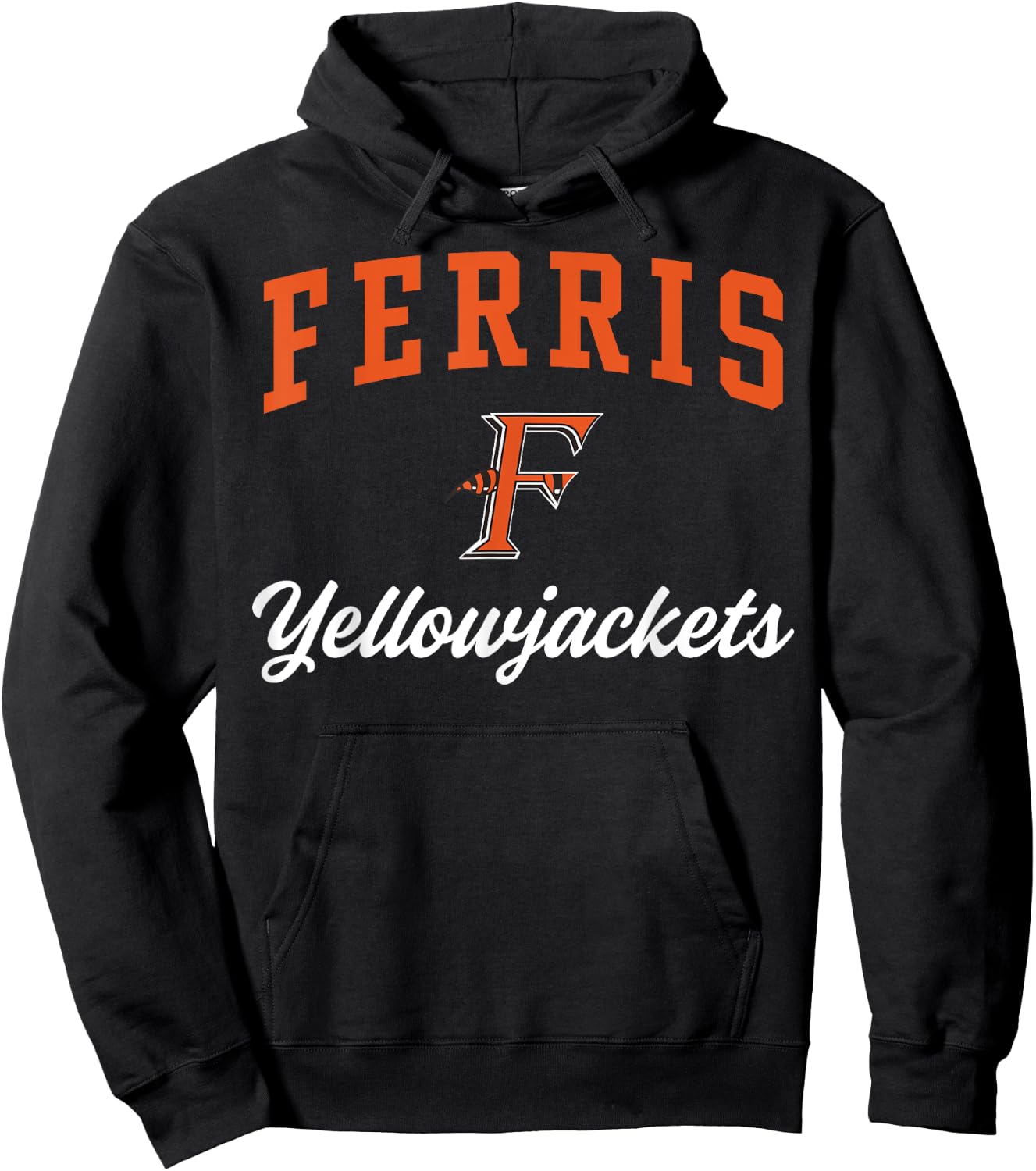 Ferris High School Yellowjackets C3 Hoodie - Hoodie | Black