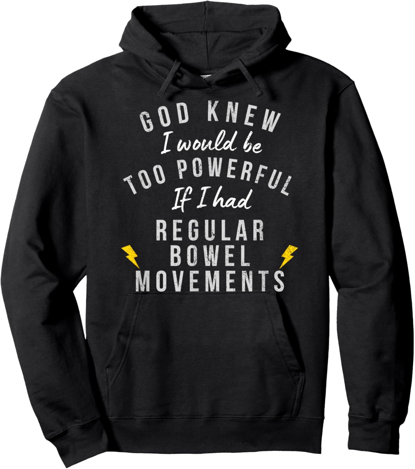 Bowel Movements Funny Colon Gifts Dry Dark Humor Toilet Gag Hoodie - Hoodie | Black