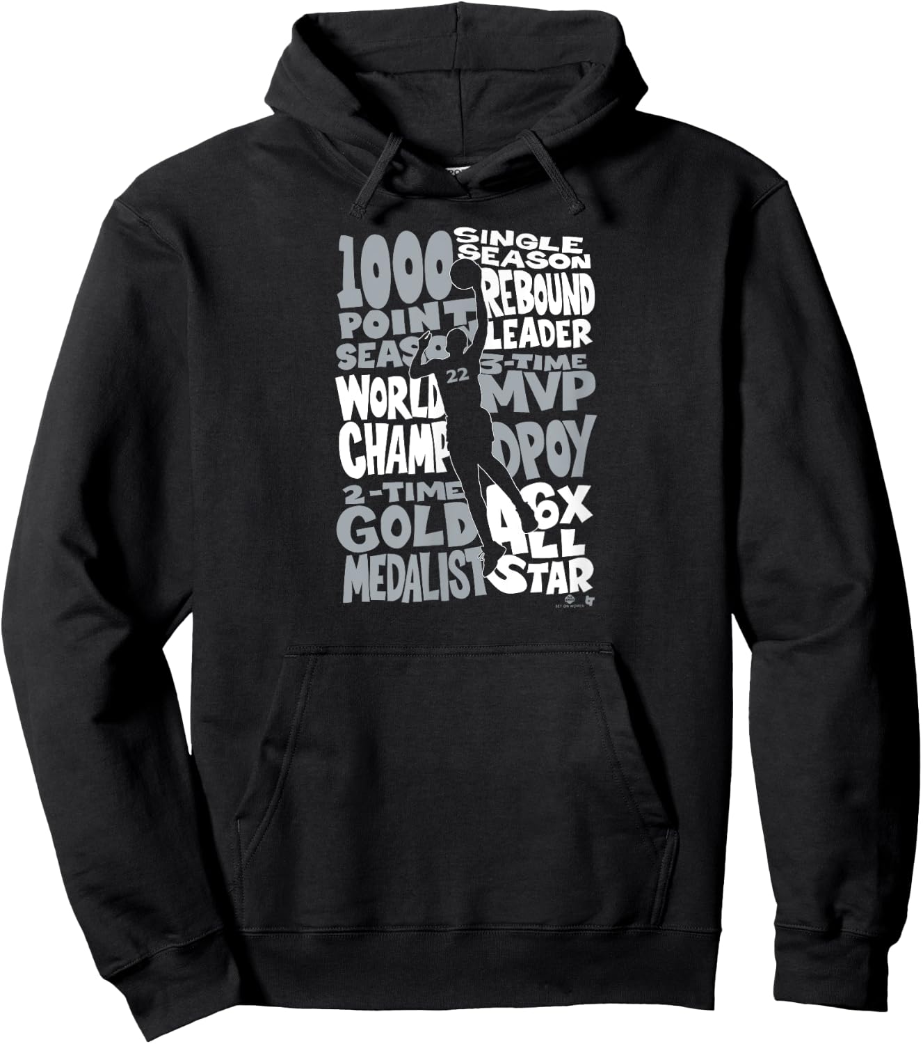 A'ja Wilson - MVP Things - Las Vegas Basketball Hoodie - Hoodie | Black