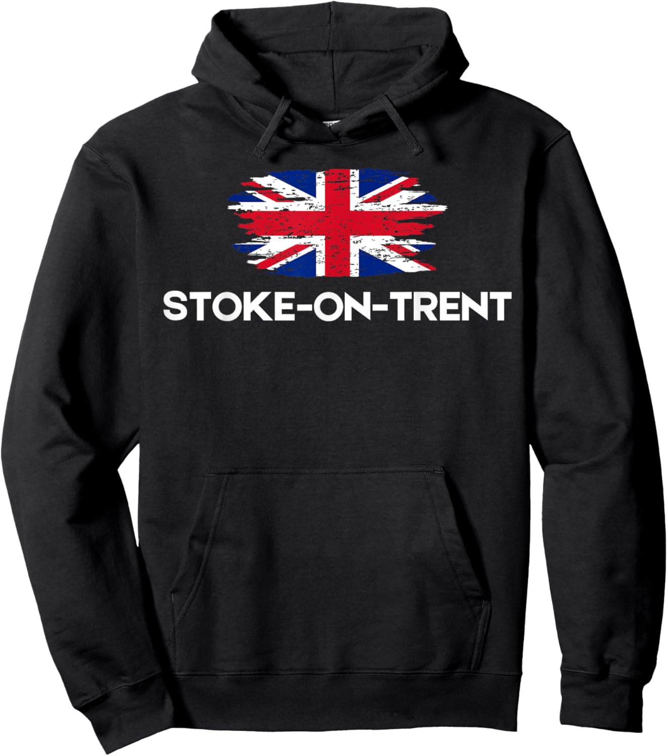 Stoke-on-Trent UK City Women Men United Kingdom Town England Hoodie - Hoodie | Black