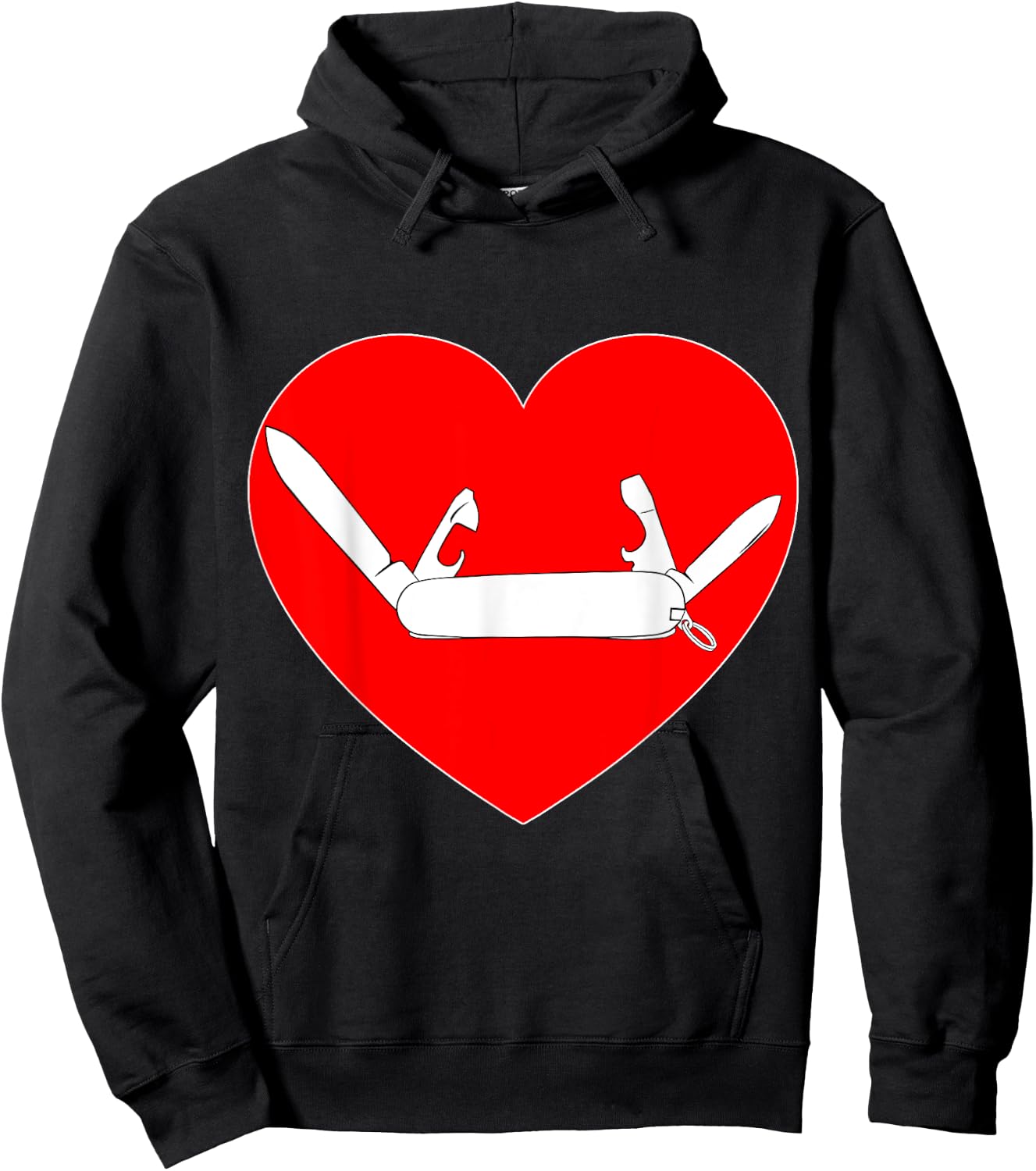 Folding Pocket Knife! Outdoor, Hiking, Camping and Bushcraft Hoodie - Hoodie | Black