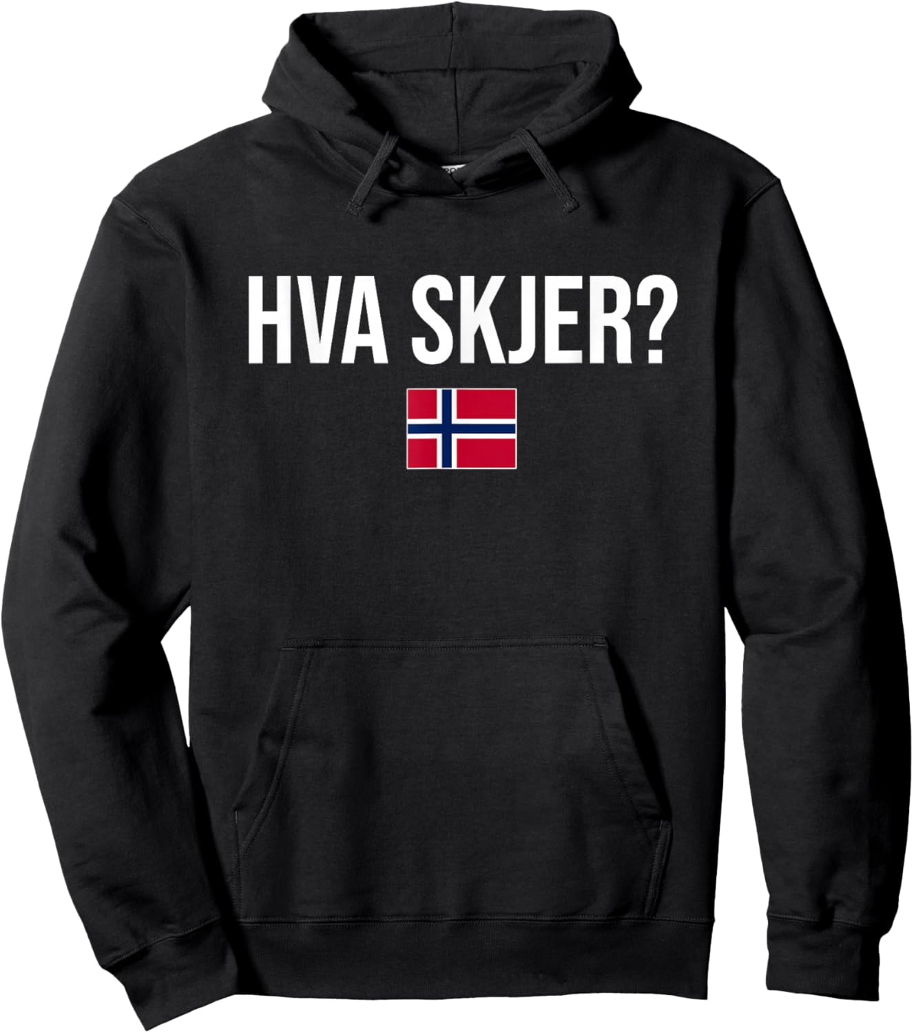 What's Up in Norwegian Norway Hoodie - Hoodie | Black